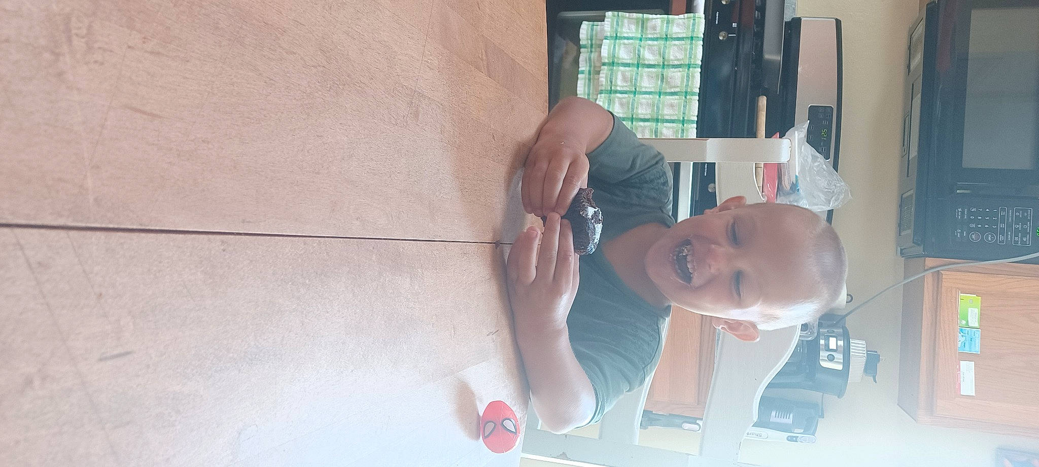 Damian joined the competition — help win amazing prizes! arm, baby, child, concrete, elbow, eyewear, finger, flooring, foot, fun, hardwood, hat, human_leg, knee, person, room, table, thumb, toddler, window