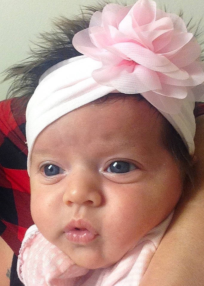 Serenidy is registered to the contest to win money with this photo: cheek, child, ear, eyebrow, fashion_accessory, forehead, girl, hair_accessory, hair_coloring, headband, headgear, headpiece, infant, person, pink, product