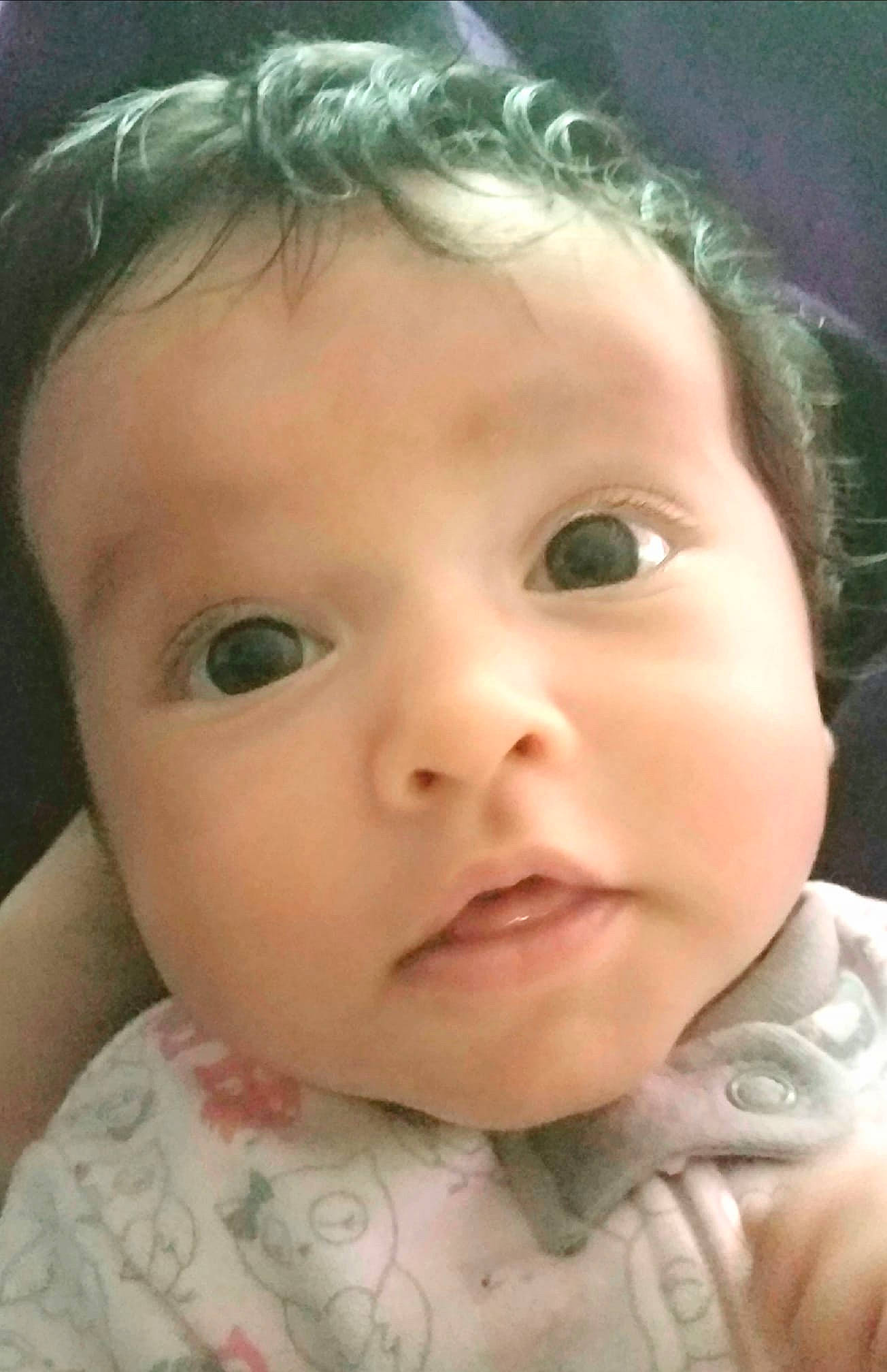 Jayleigh is registered to the contest to win money with this photo: cheek, child, chin, close_up, eye, eyebrow, face, forehead, girl, head, human_hair_color, infant, iris, jaw, lip, mouth, nose, person, skin, smile