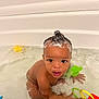 John Jr. joined the competition — help win amazing prizes! baby, bath, bath_toys, bubbles, child, cute, foam, fun, hair, indoors, moisture, moist, person, play, playful, portrait, skin, sitting, water, wet