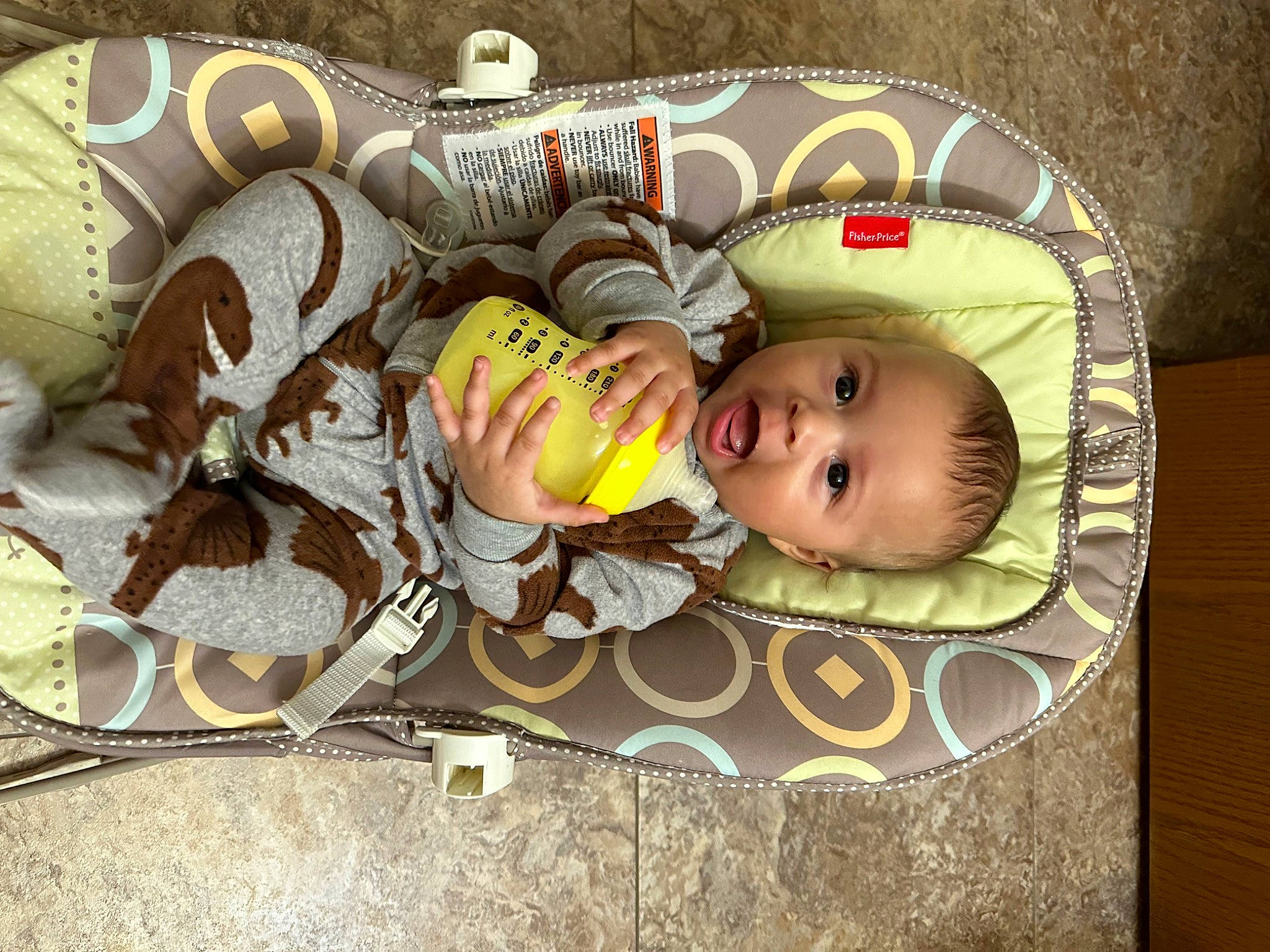 Hunter joined the competition — help win amazing prizes! baby, baby_laughing, baby_products, baby_safety, baby_toddler_clothing, baby_toys, child, comfort, flooring, fun, happy, hat, headgear, linens, pattern, person, room, smile, surprise, toddler