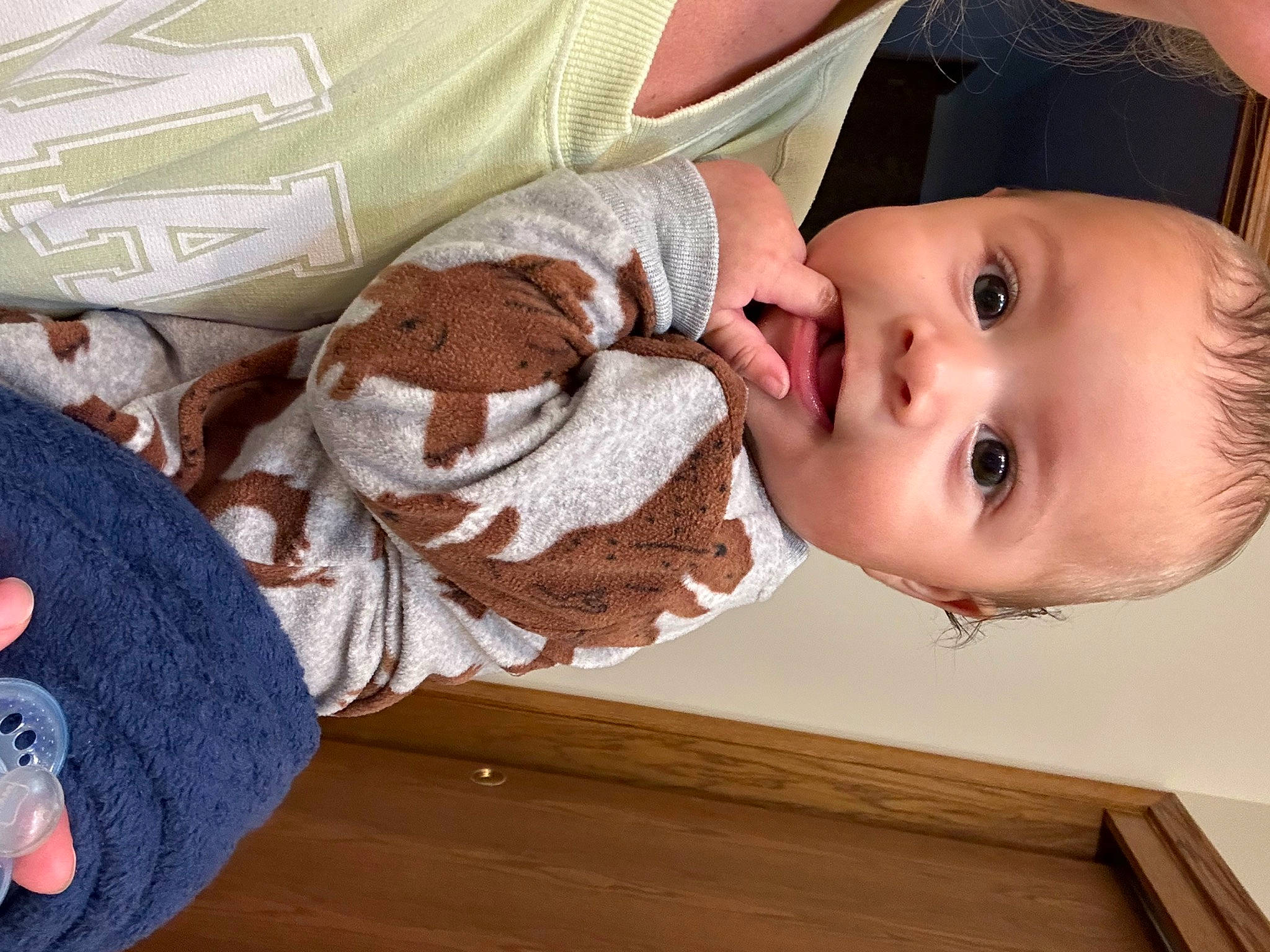 Hunter joined the competition — help win amazing prizes! baby, baby_products, baby_toddler_clothing, cheek, child, ear, eyelash, fashion_accessory, fun, happy, hat, mouth, nose, pattern, person, skin, sun_hat, toddler, toy, wood