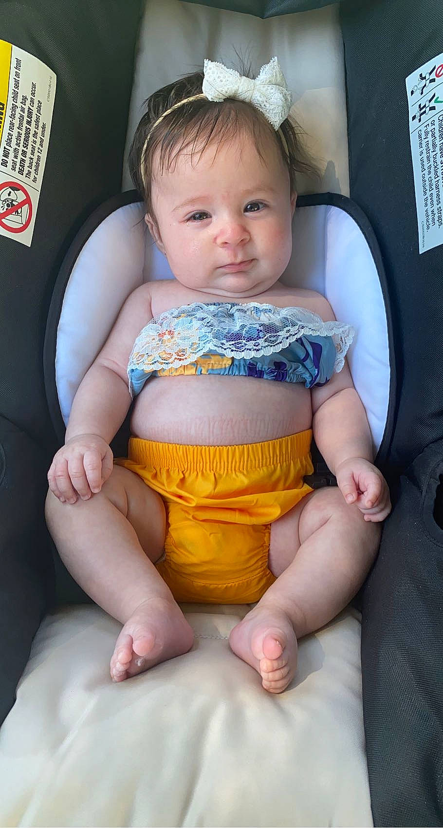 Jenna joined the competition — help win amazing prizes! abdomen, arm, baby_toddler_clothing, chair, cheek, chin, comfort, eye, finger, head, iris, knee, lap, neck, person, pink, skin, stomach, thigh, toddler
