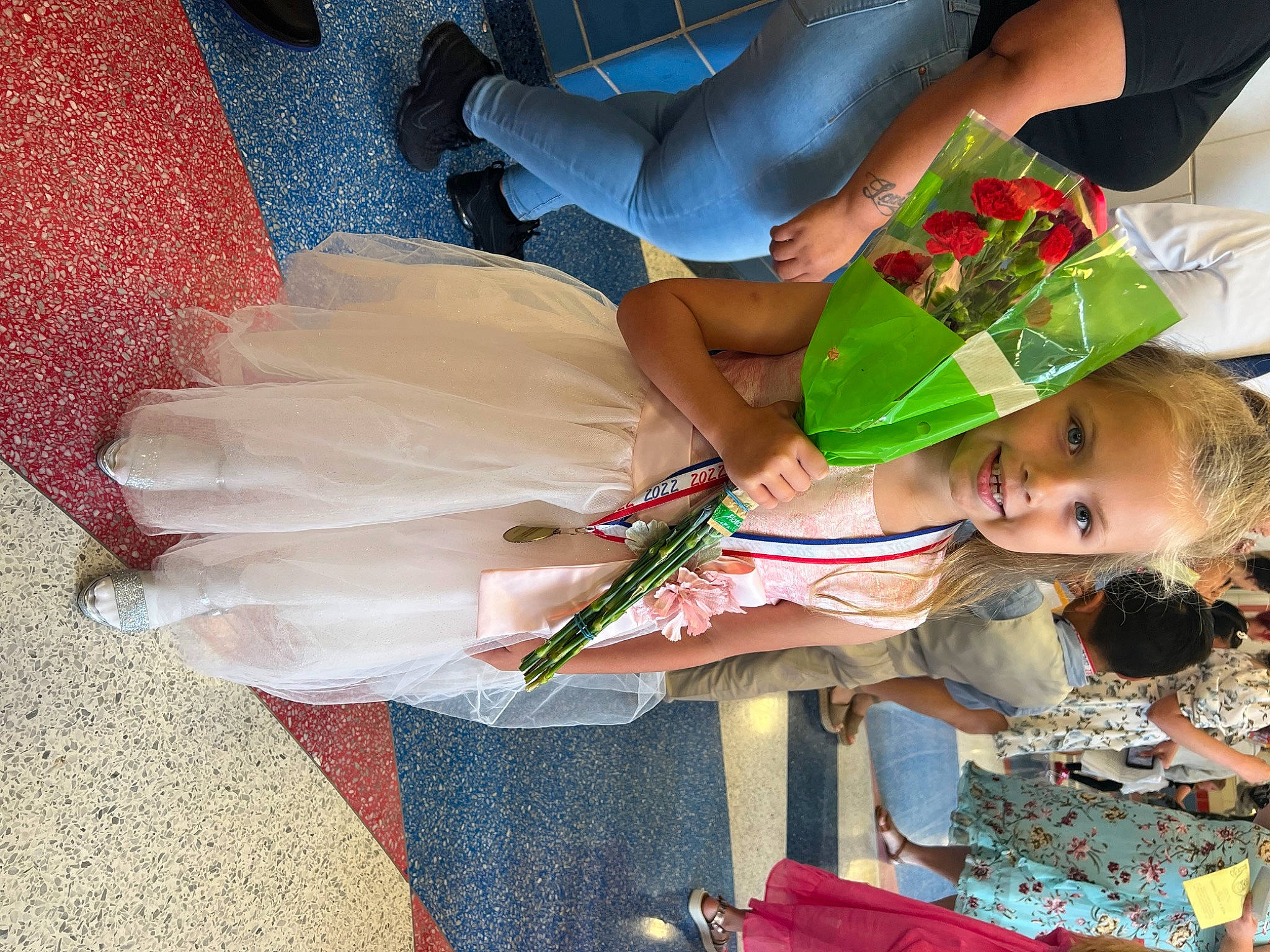 Joslyn joined the competition — help win amazing prizes! child, costume, dress, event, fashion_design, fun, happy, holiday, human_leg, joy, party_supply, person, sitting, sunglasses, thigh, toddler, tradition