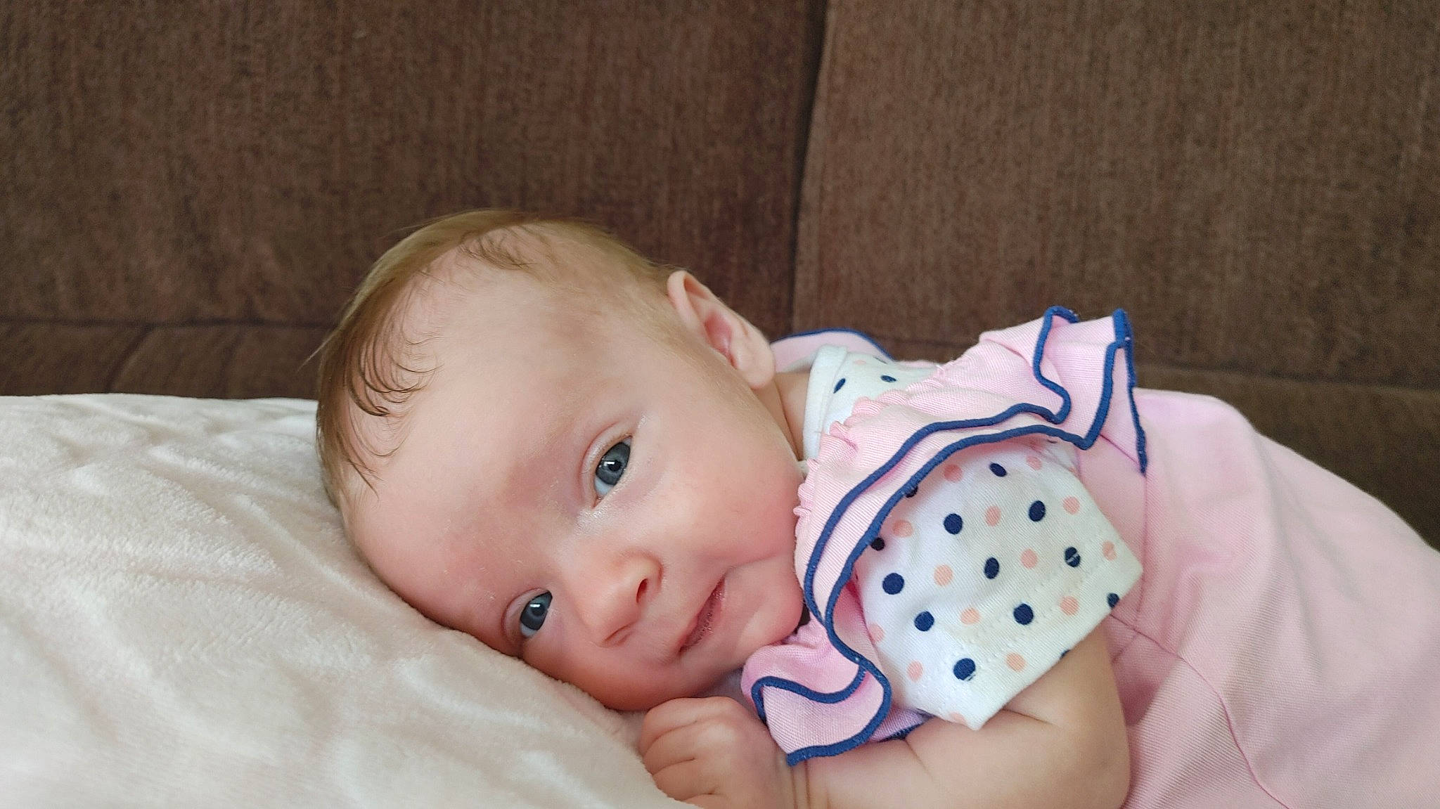 Skylar joined the competition — help win amazing prizes! baby, baby_toddler_clothing, beauty, cheek, child, collar, comfort, eye, finger, lip, pattern, person, plaid, portrait_photography, room, sitting, skin, sleeve, textile, toddler