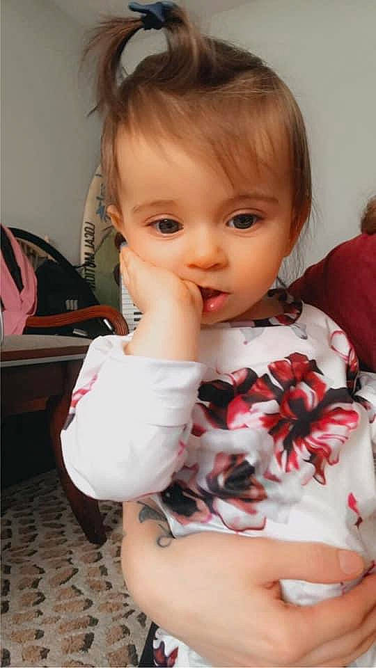 Kaia is registered to the contest to win money with this photo: baby, baby_products, baby_toddler_clothing, cheek, child, iris, lip, mouth, nose, person, skin, toddler
