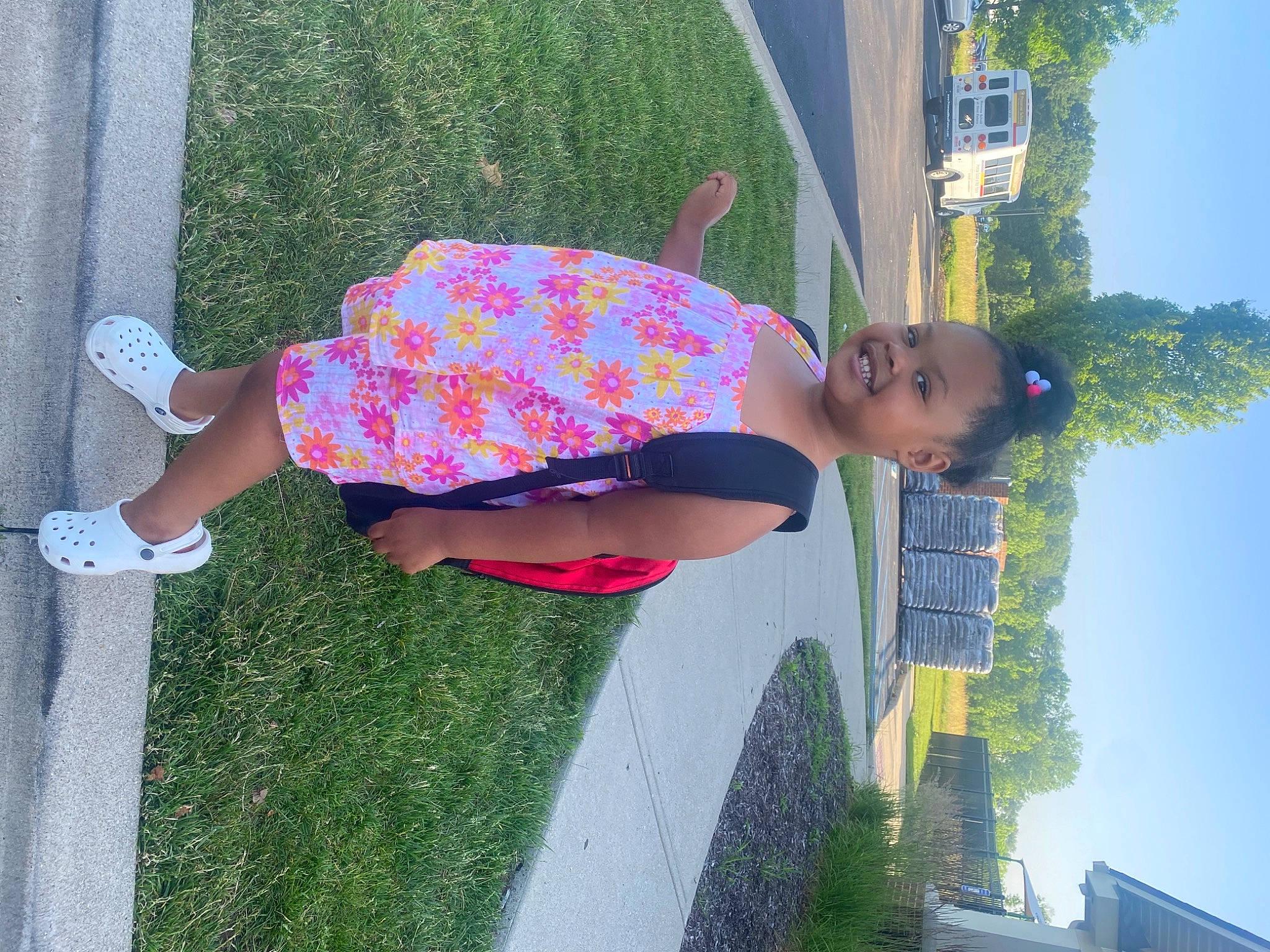 Nalayah joined the competition — help win amazing prizes! beauty, daytime, fun, grass, green, human_leg, joy, knee, leisure, line, magenta, people_in_nature, person, plant, recreation, sky, spring, t_shirt, thigh, tree