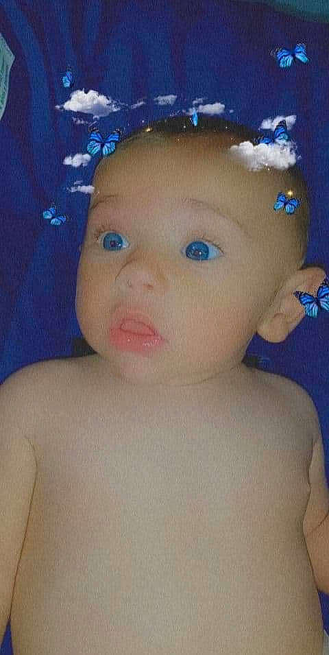 Cameron joined the competition — help win amazing prizes! baby, baby_toddler_clothing, cheek, chin, cool, ear, eyebrow, eyelash, facial_expression, flash_photography, forehead, headgear, headpiece, human_body, iris, lip, nose, person, shoulder, skin