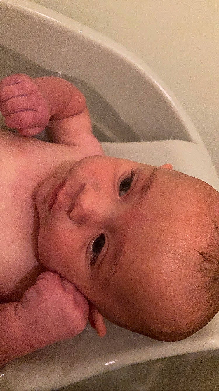 Cameron joined the competition — help win amazing prizes! arm, baby, bathroom, cheek, chest, chin, comfort, eyebrow, eyelash, forehead, gesture, human_body, lip, mouth, neck, nose, person, skin, stomach, thumb