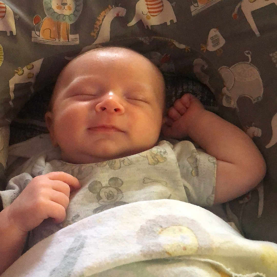 Michael joined the competition — help win amazing prizes! architecture, baby, bed, bedroom, blanket, building, cushion, face, furniture, head, homedecor, hospital, indoors, newborn, person, photography, portrait, quilt, room, sleeping