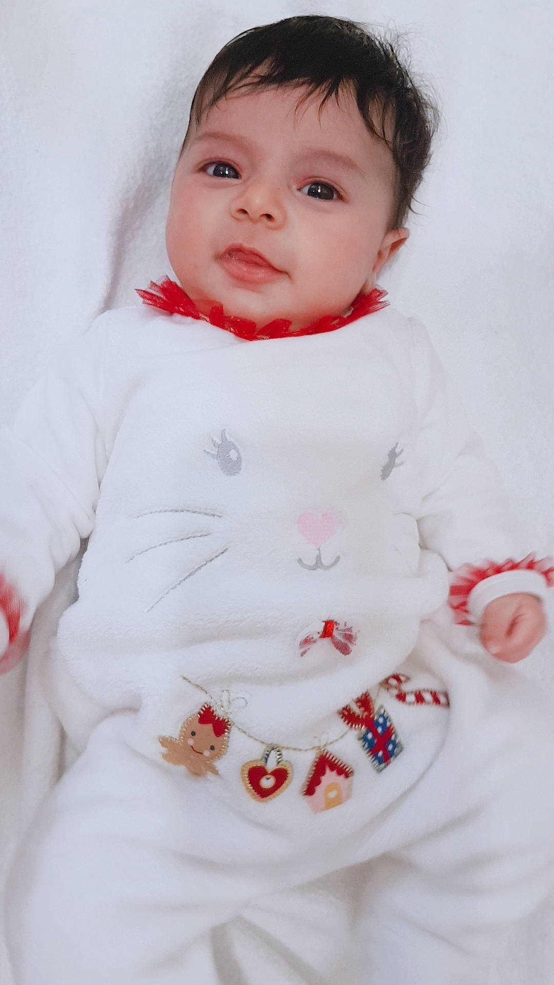 Jana participe au concours pour gagner de l'argent avec cette photo : arm, baby, baby_toddler_clothing, beauty, cheek, chin, collar, dress, eye, gesture, happy, lip, neck, nose, person, pink, skin, sleeve, smile, textile