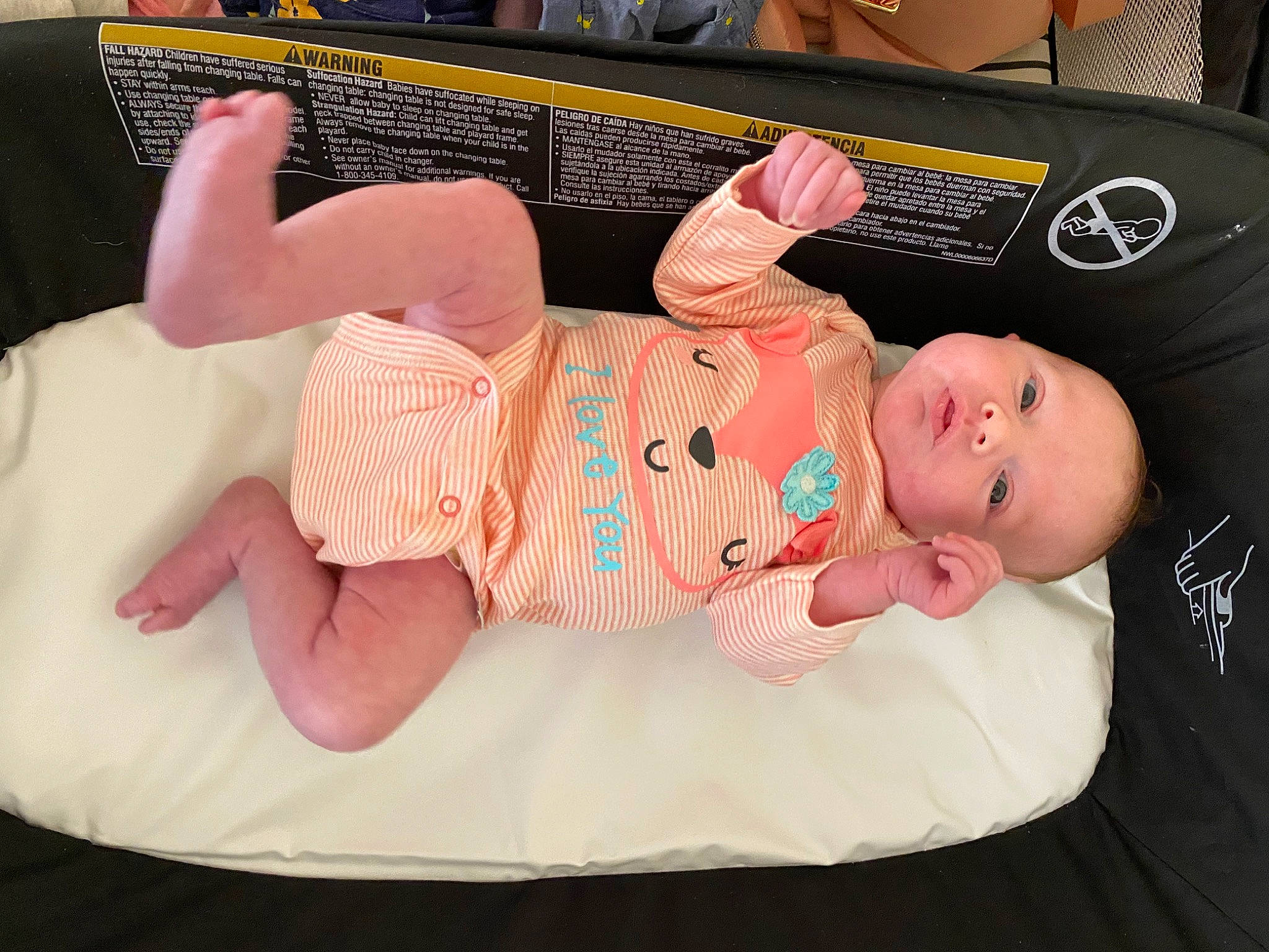 Francesca joined the competition — help win amazing prizes! baby, baby_products, baby_toddler_clothing, cheek, child, comfort, event, finger, flesh, foot, hat, human_leg, knee, lap, leg, person, pink, skin, thigh, thumb