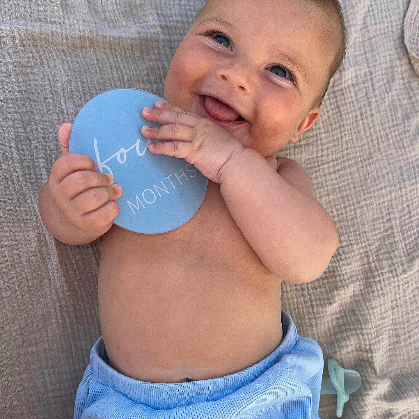 Francesco joined the competition — help win amazing prizes! baby, bodypart, clothing, cushion, face, finger, furniture, hand, happy, head, hockey, homedecor, icehockey, icehockeypuck, pants, person, photography, portrait, smile, t_shirt