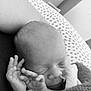 Noah participe au concours pour gagner de l'argent avec cette photo : baby, black_and_white, blanket, closeup, cozy, cute, face, hands, human, indoors, infant, newborn, peaceful, portrait, resting, skin, sleeping, soft, tiny, wrapped