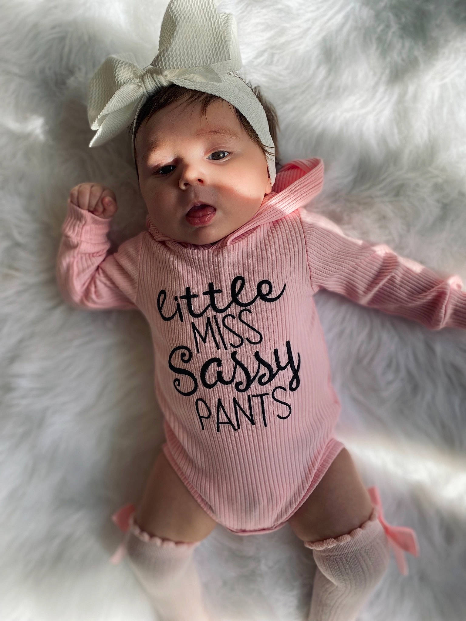 Arayah joined the competition — help win amazing prizes! arm, baby, baby_toddler_clothing, beauty, cap, child, face, flash_photography, font, fun, fur, hairstyle, happy, headwear, person, pink, skin, sleeve, smile, t_shirt