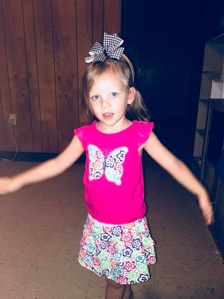 Skylin joined the competition — help win amazing prizes! baby_toddler_clothing, child, child_model, clothing, costume, dress, hair_accessory, person, pink, t_shirt, toddler