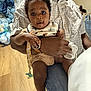 Alexanderisaac is registered to the contest to win money with this photo: baby, child, adult, indoor, celebration, balloons, bib, pacifier, hand, clothing, floor, smile, face, person, jeans, shirt, decoration, event, curious, holding