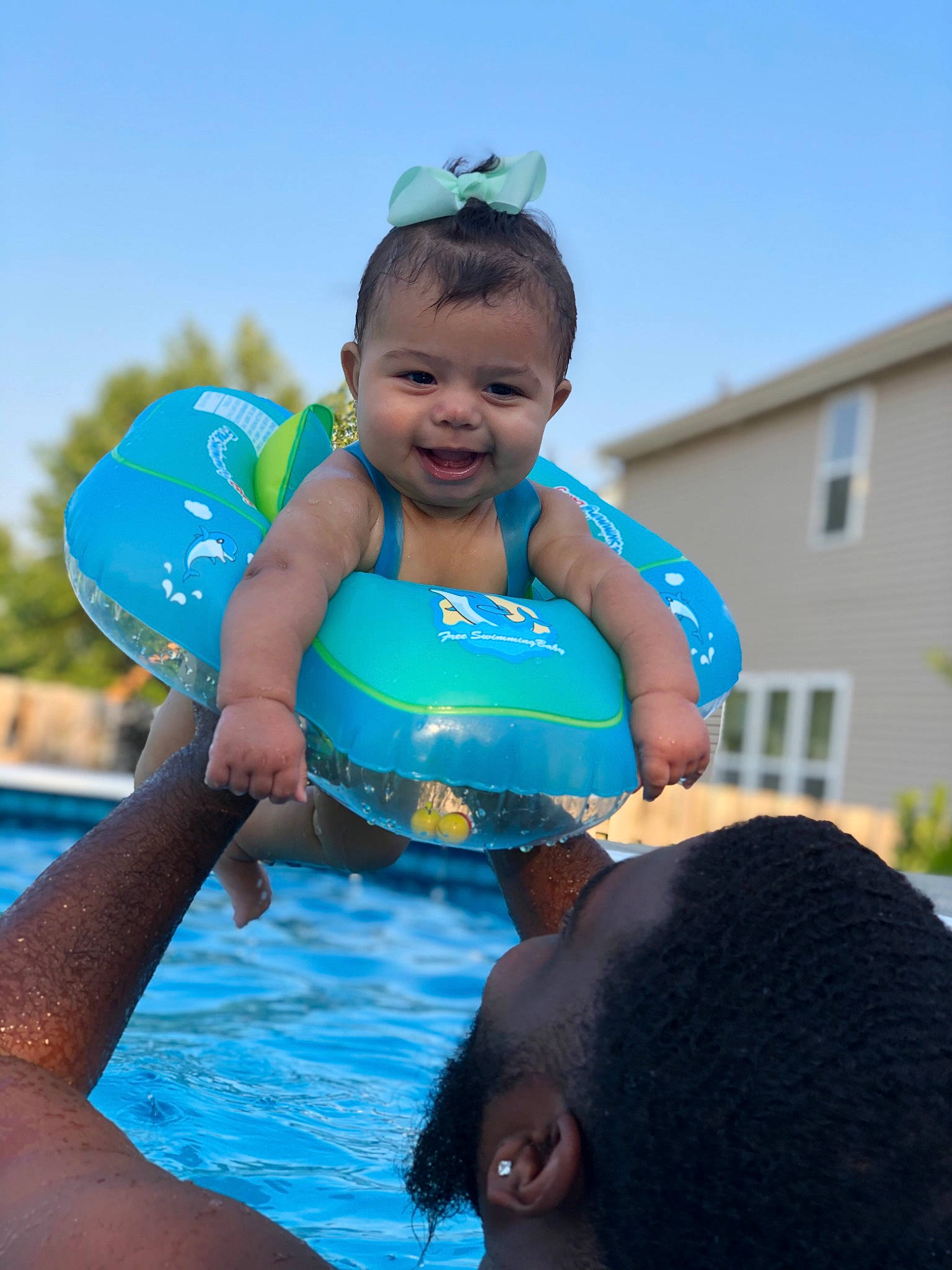 Mila joined the competition — help win amazing prizes! child, fun, happy, leisure, person, play, recreation, smile, summer, swimming_pool, toddler, vacation, water, water_park