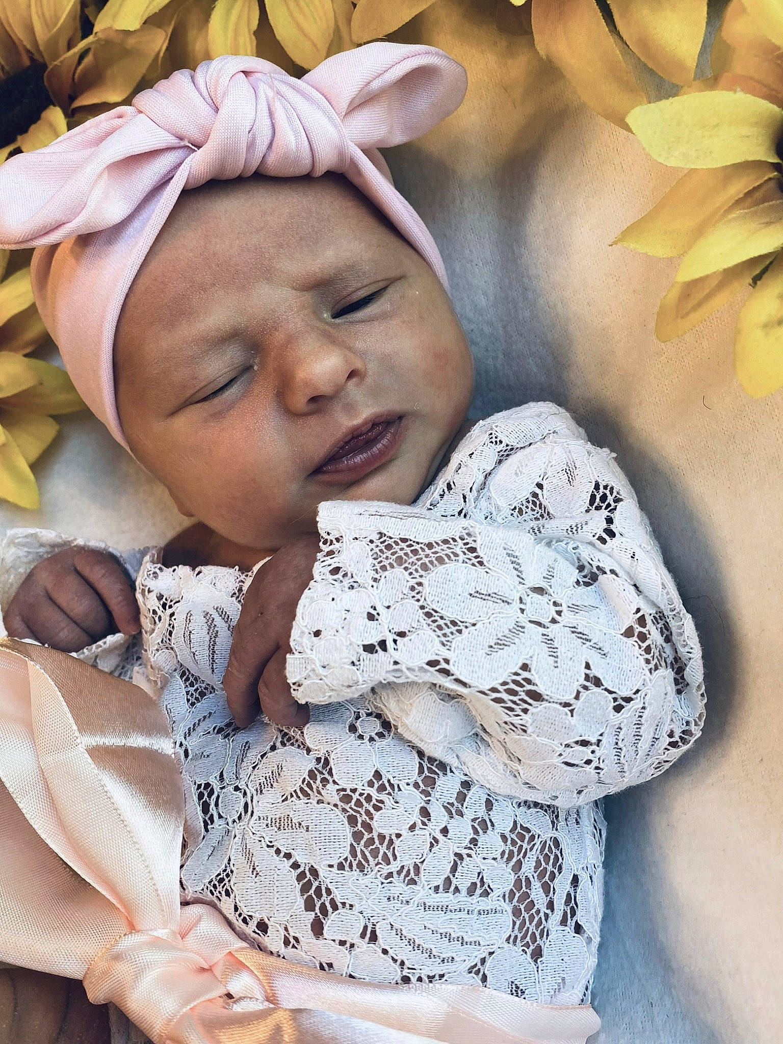 Addilyn joined the competition — help win amazing prizes! baby, baby_sleeping, baby_toddler_clothing, cheek, child, comfort, happy, headwear, linens, pattern, people_in_nature, person, portrait_photography, room, sitting, skin, sleeve, textile, toddler