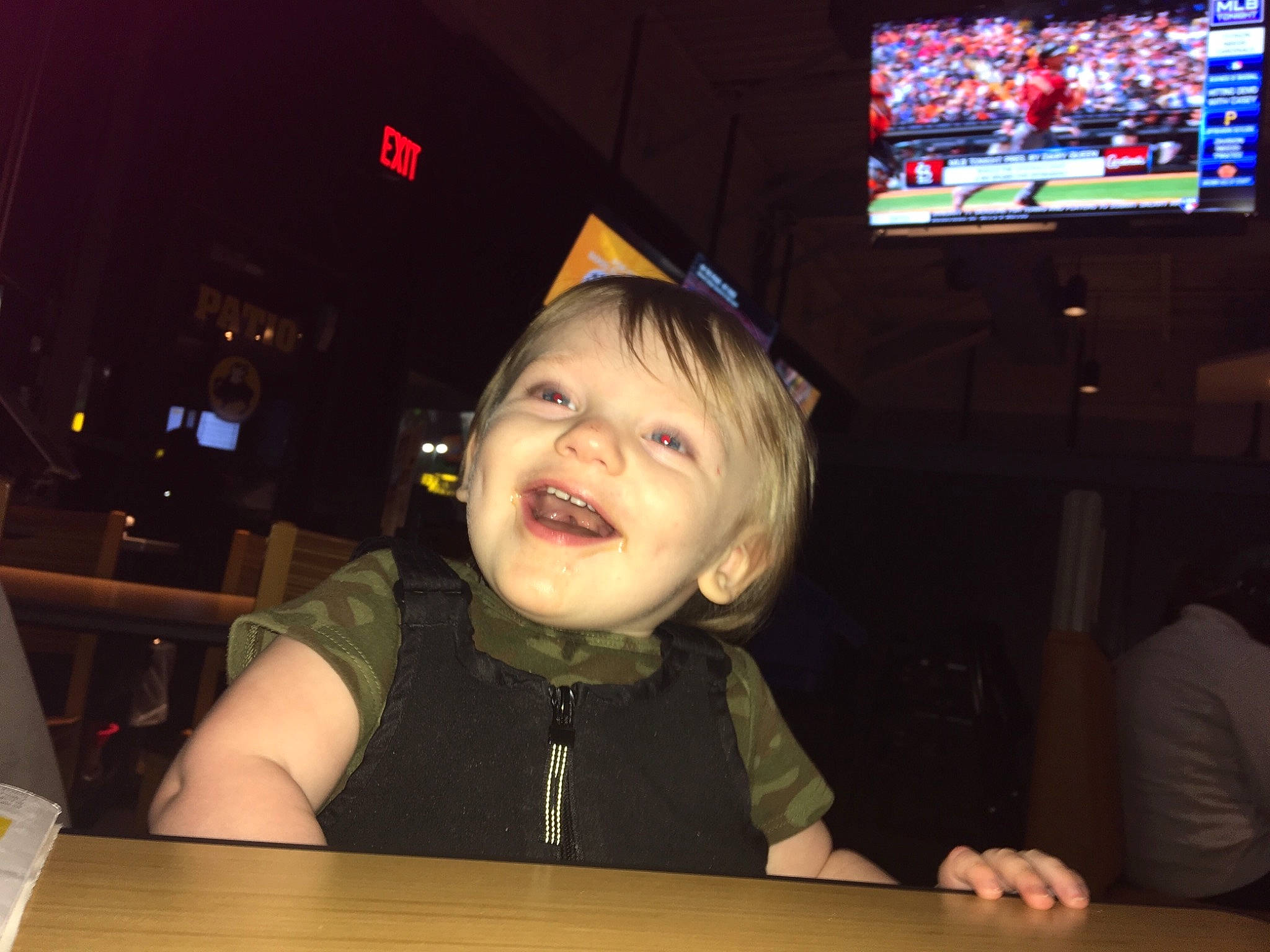 Corby joined the competition — help win amazing prizes! child, electronic_device, event, fun, girl, person, product, smile, snapshot, toddler
