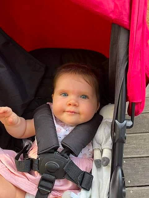 Elena participe au concours pour gagner de l'argent avec cette photo : baby, baby_carriage, baby_products, beauty, black, chair, child, comfort, eye, hand, organ, people, person, photograph, product, sitting, skin, smile, snapshot, toddler