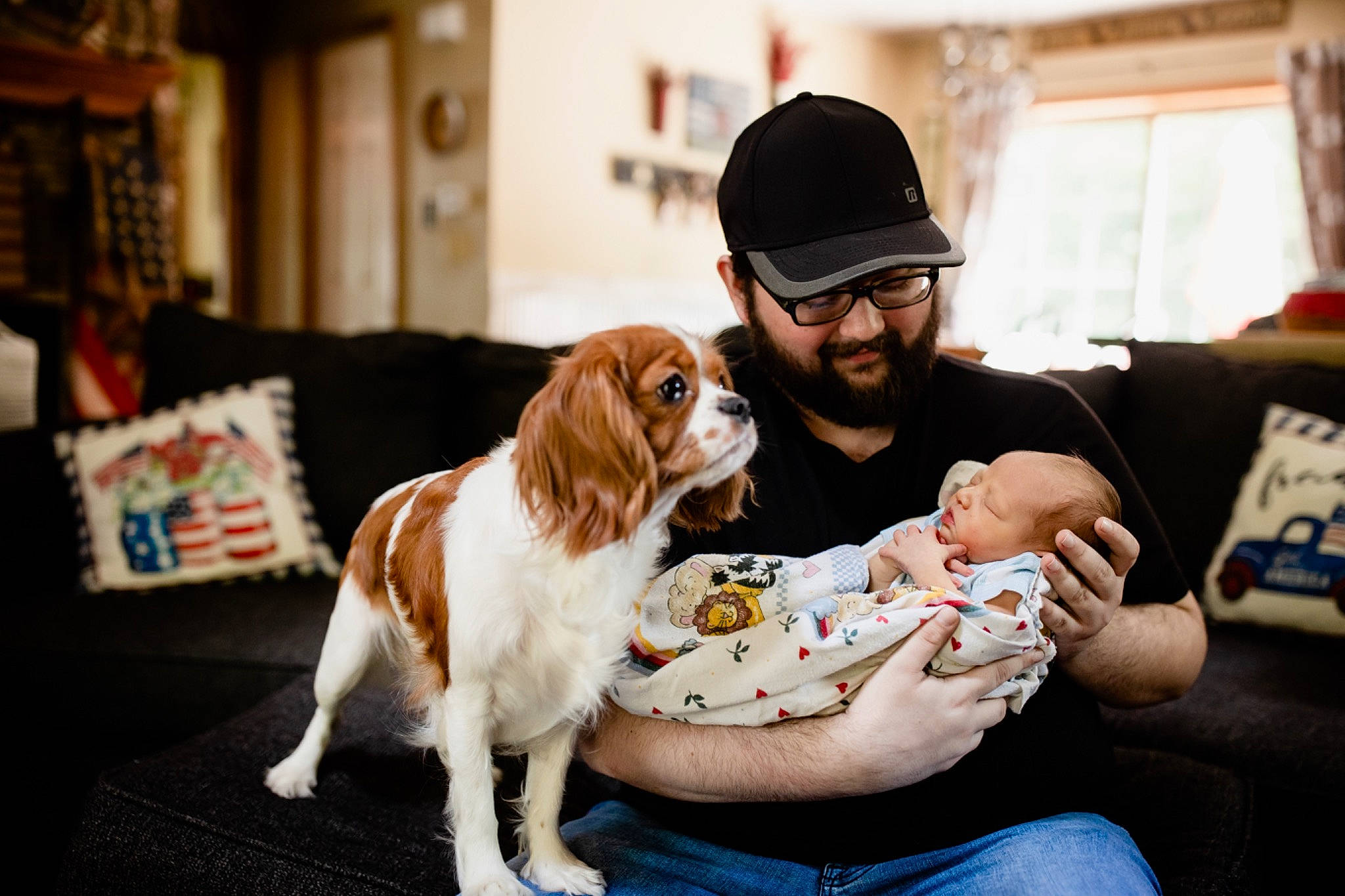 Maggie May is registered to the contest to win money with this photo: baseball_cap, beard, canidae, cap, carnivore, comfort, companion_dog, dog, dog_breed, eyewear, fawn, fun, fur, happy, hat, sitting, spaniel, sporting_group, sun_hat, toy_dog