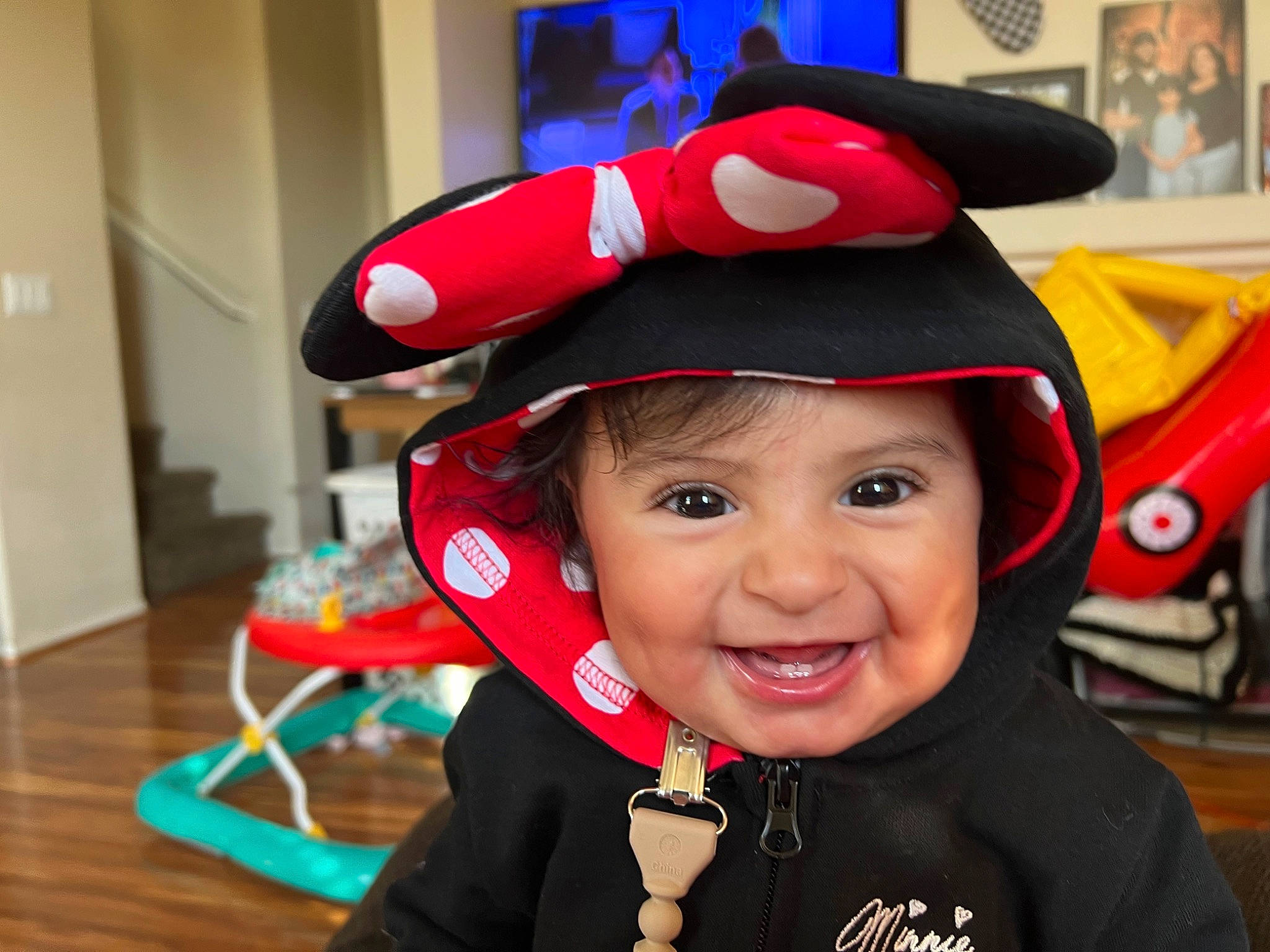 Natalie joined the competition — help win amazing prizes! bicycle_helmet, cap, carmine, child, costume, costume_hat, event, fashion_accessory, fictional_character, fun, happy, hat, headgear, headwear, helmet, joy, magenta, party_supply, person, personal_protective_equipment