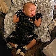 Keontae joined the competition — help win amazing prizes! baby, bed, bedroom, blanket, clothing, couch, cushion, face, furniture, glove, head, homedecor, hosiery, newborn, person, photography, portrait, quilt, sleeping, sock