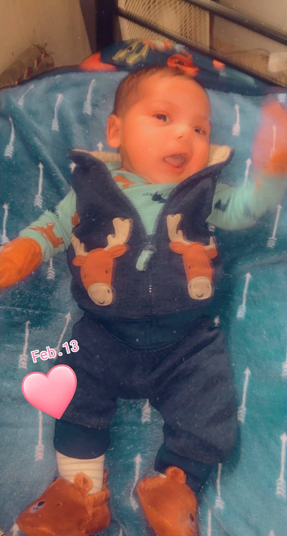 Kayden is registered to the contest to win money with this photo: azure, baby_toddler_clothing, blue, cheek, child, cool, doll, eye, finger, fun, mouth, orange, organ, person, photograph, pink, red, sleeve, toddler, toy