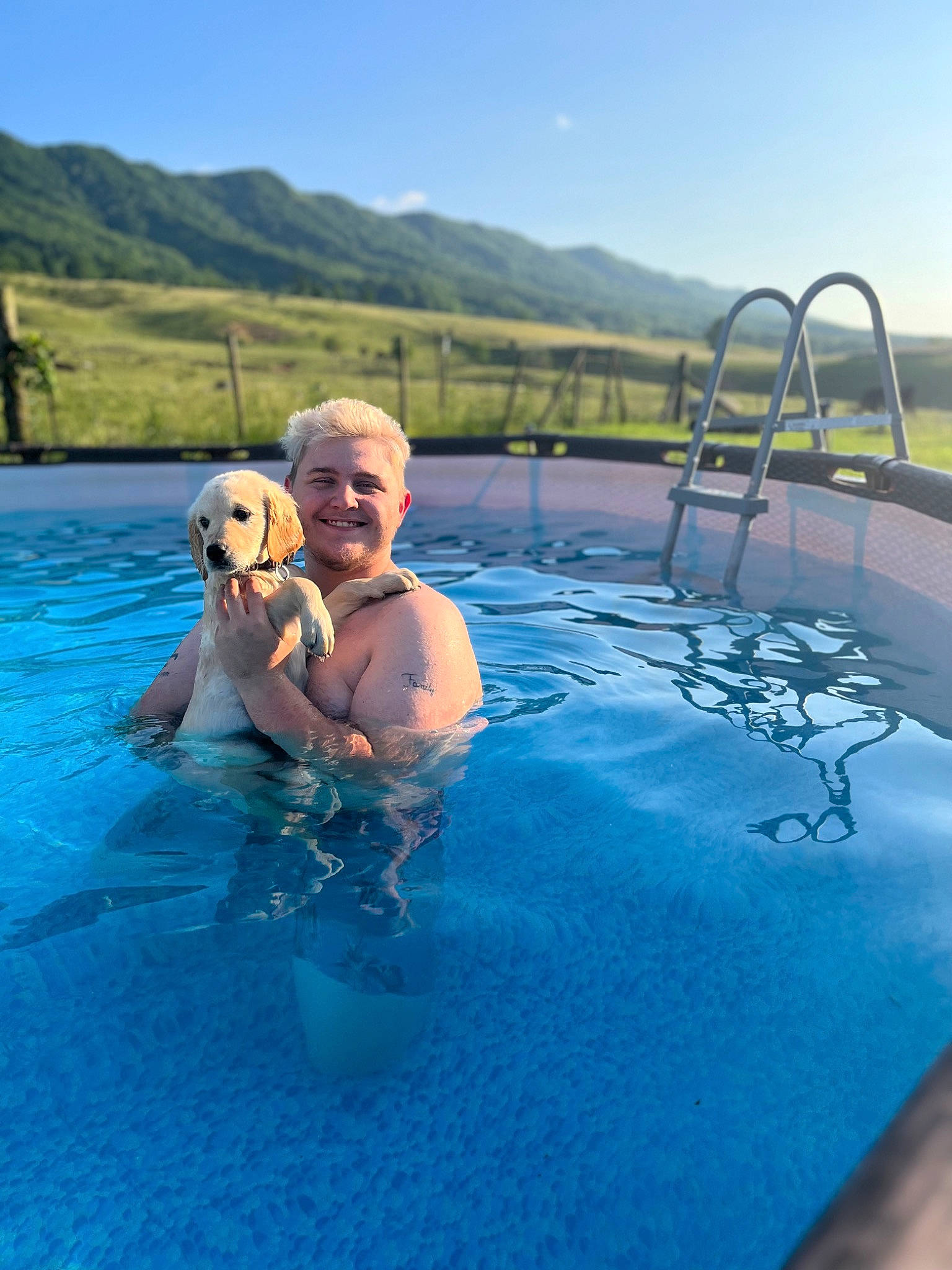 Hermes joined the competition — help win amazing prizes! azure, bathing, fun, games, grass, happy, head, landscape, leisure, leisure_centre, mountain, personal_protective_equipment, recreation, sky, smile, swimming_pool, swimwear, toddler, vacation, water