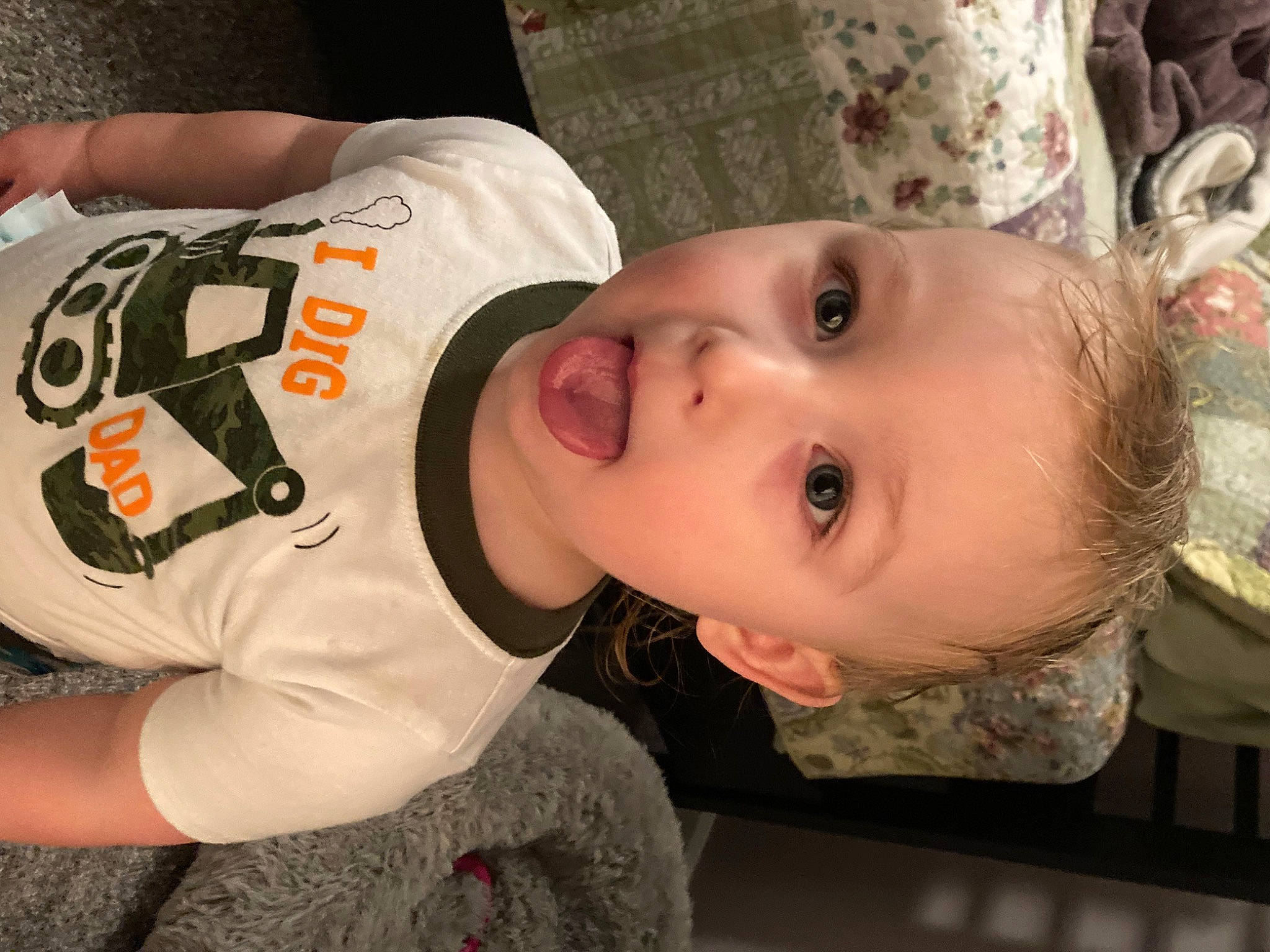 Jackson joined the competition — help win amazing prizes! baby, baby_toddler_clothing, carmine, cheek, child, eyebrow, eyelash, forehead, fun, lip, mouth, nose, person, skin, sleeve, toddler, wood