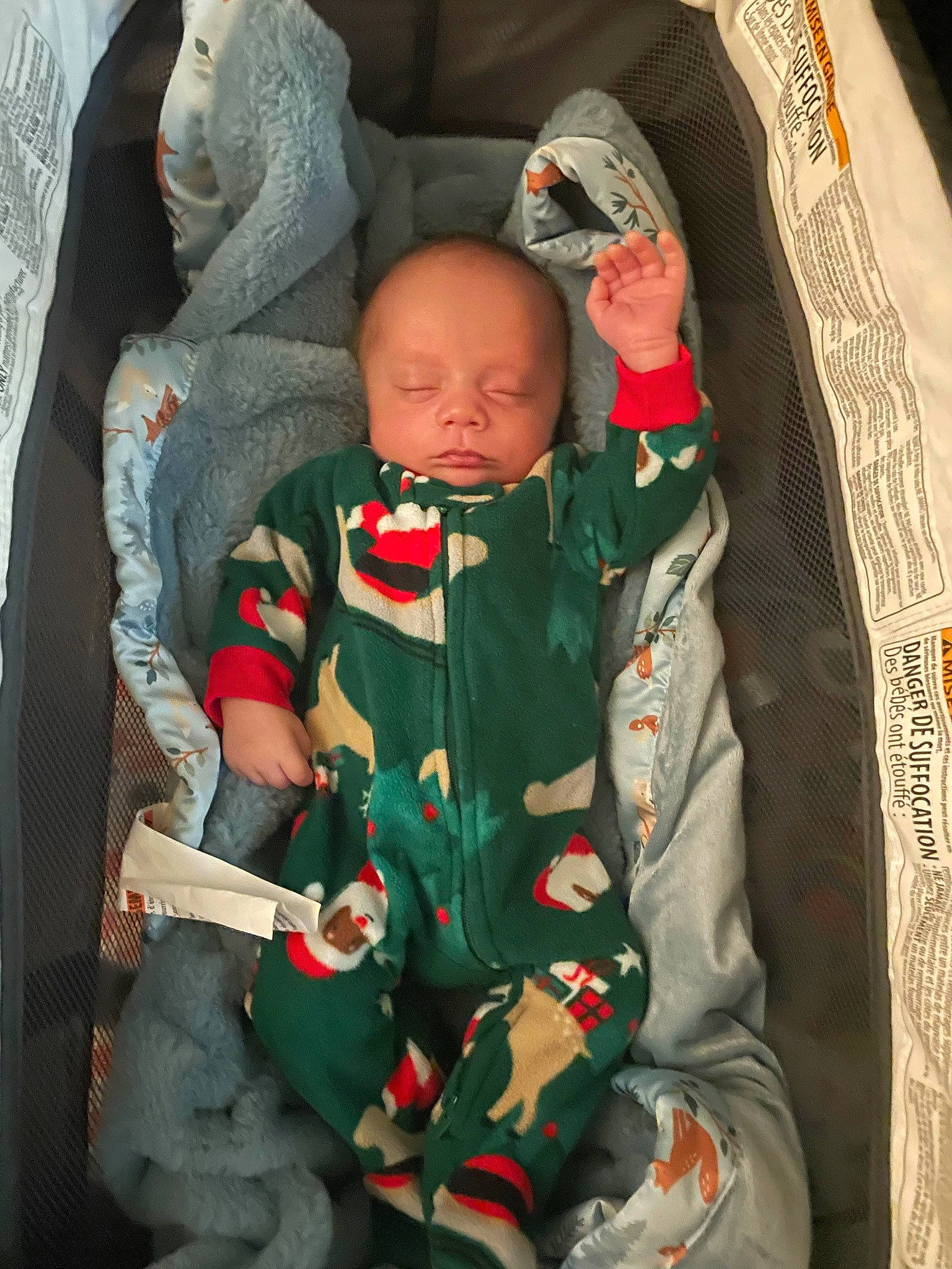 Grayson is registered to the contest to win money with this photo: baby, baby_carriage, baby_products, baby_safety, baby_sleeping, baby_toddler_clothing, baby_toys, bag, car_seat, carmine, cheek, child, comfort, fictional_character, infant_bed, linens, person, room, sitting, sleeve