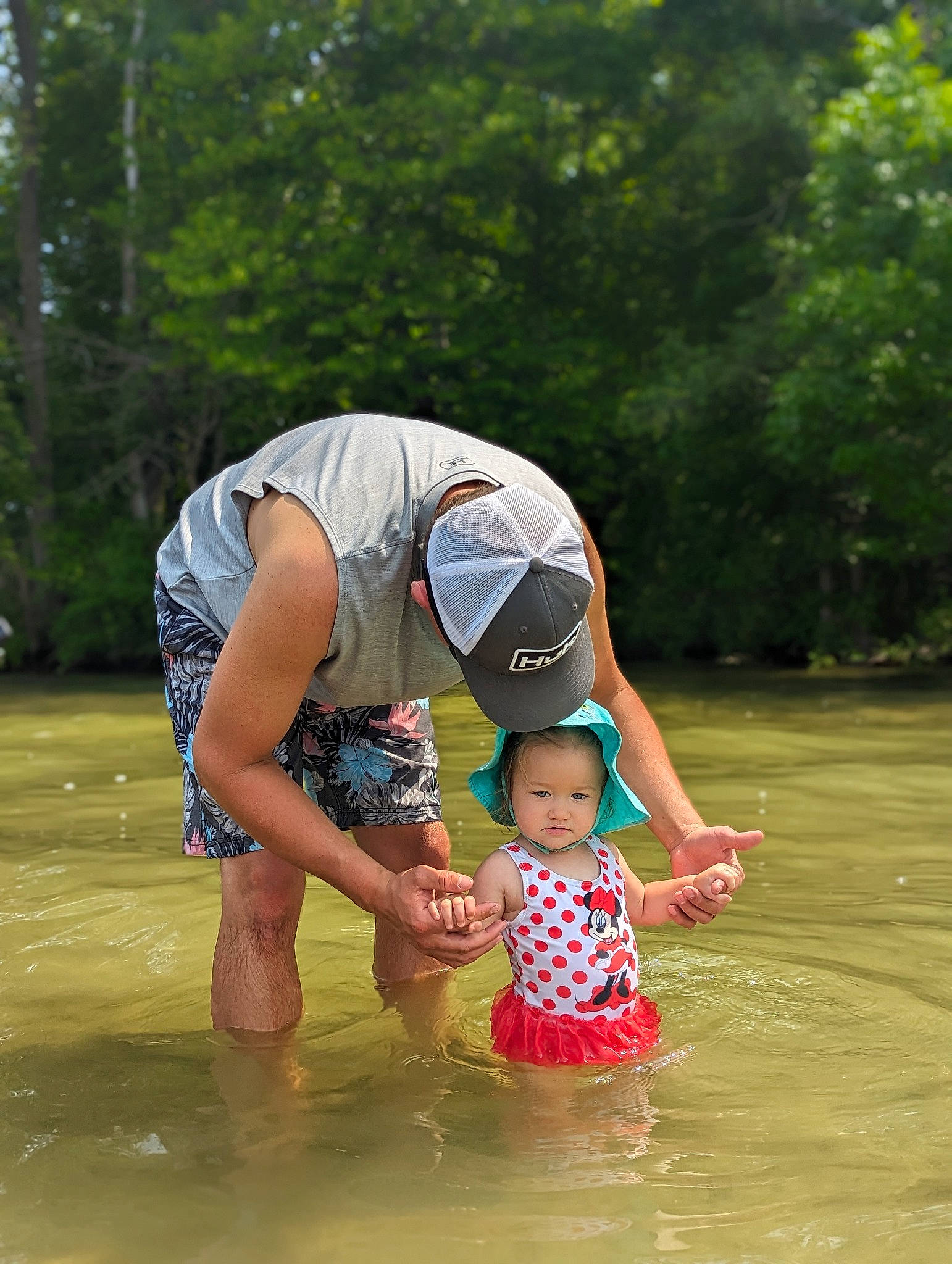 Madilynn joined the competition — help win amazing prizes! barefoot, child, event, fun, grass, happy, lake, leisure, people_in_nature, person, plant, play, recreation, shorts, summer, swimwear, t_shirt, thigh, toddler, tree