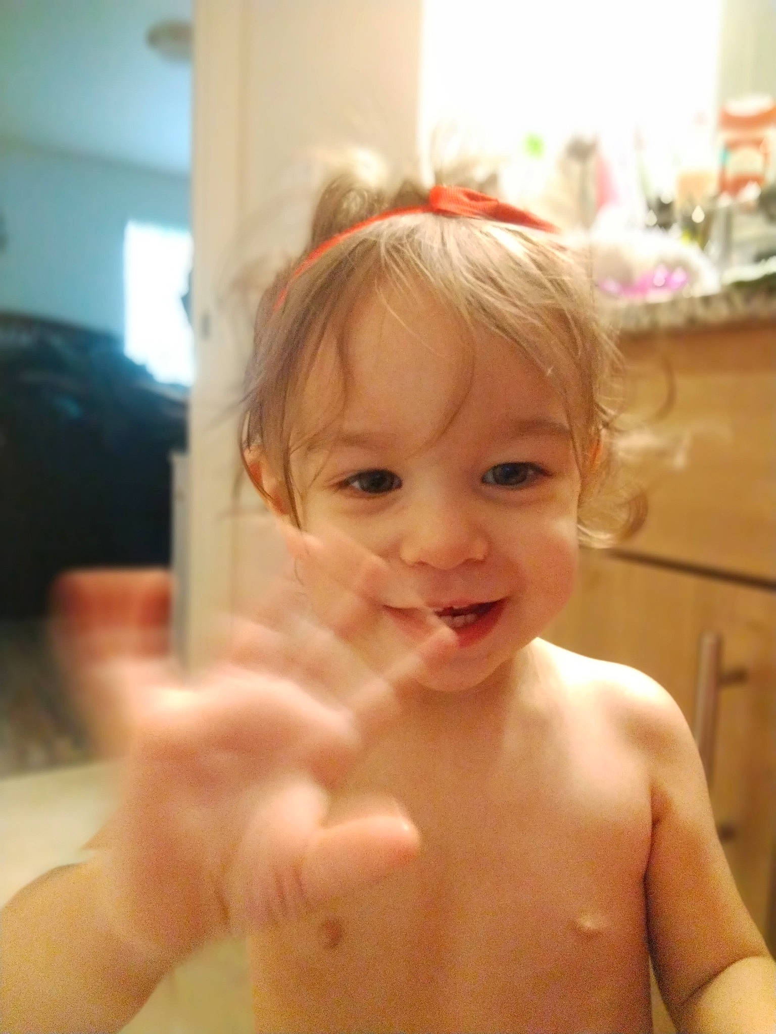 Arilyn joined the competition — help win amazing prizes! cabinetry, cheek, ear, eye, eyebrow, eyelash, finger, gesture, hair, hand, happy, human_body, iris, joy, lip, neck, nose, person, shoulder, skin