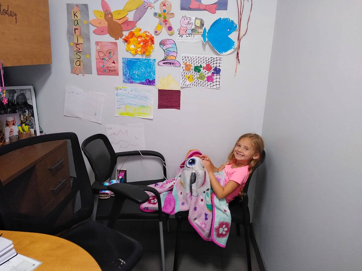 Karissa joined the competition — help win amazing prizes! art, child, child_art, furniture, house, illustration, joy, person, pink, room, visual_arts