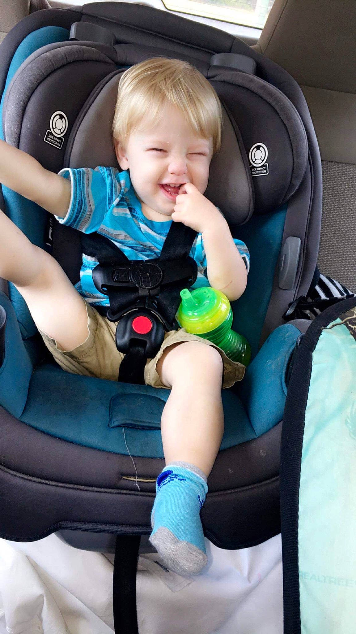 Rhett joined the competition — help win amazing prizes! baby, baby_carriage, baby_in_car_seat, baby_products, car_seat, car_seat_cover, child, comfort, person, product, sitting, toddler