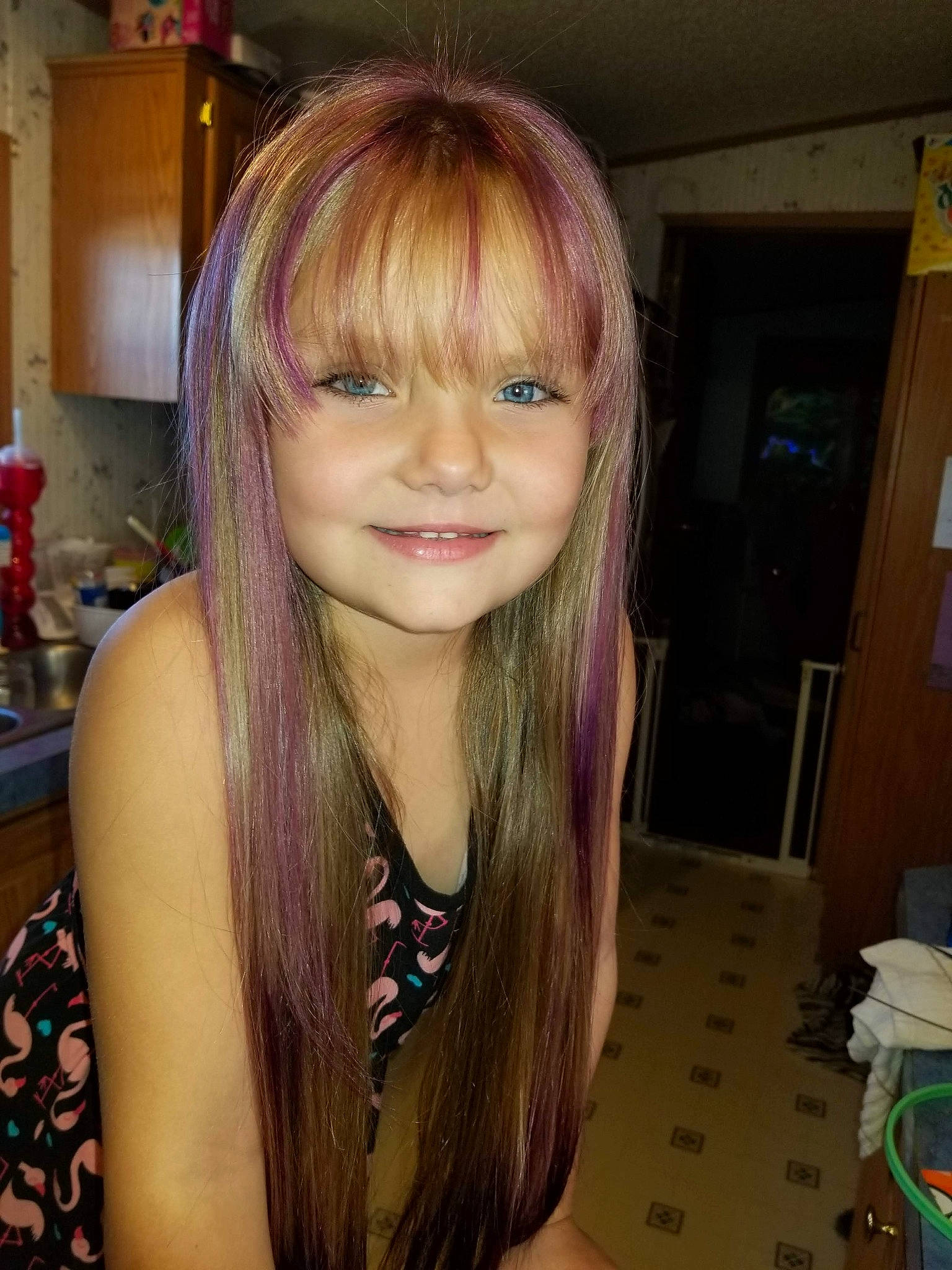 Cayleigh is registered to the contest to win money with this photo: bangs, beauty, black_hair, blond, brown_hair, chin, eyebrow, face, feathered_hair, forehead, hair, hair_coloring, hairstyle, hime_cut, joy, layered_hair, lip, long_hair, person, smile