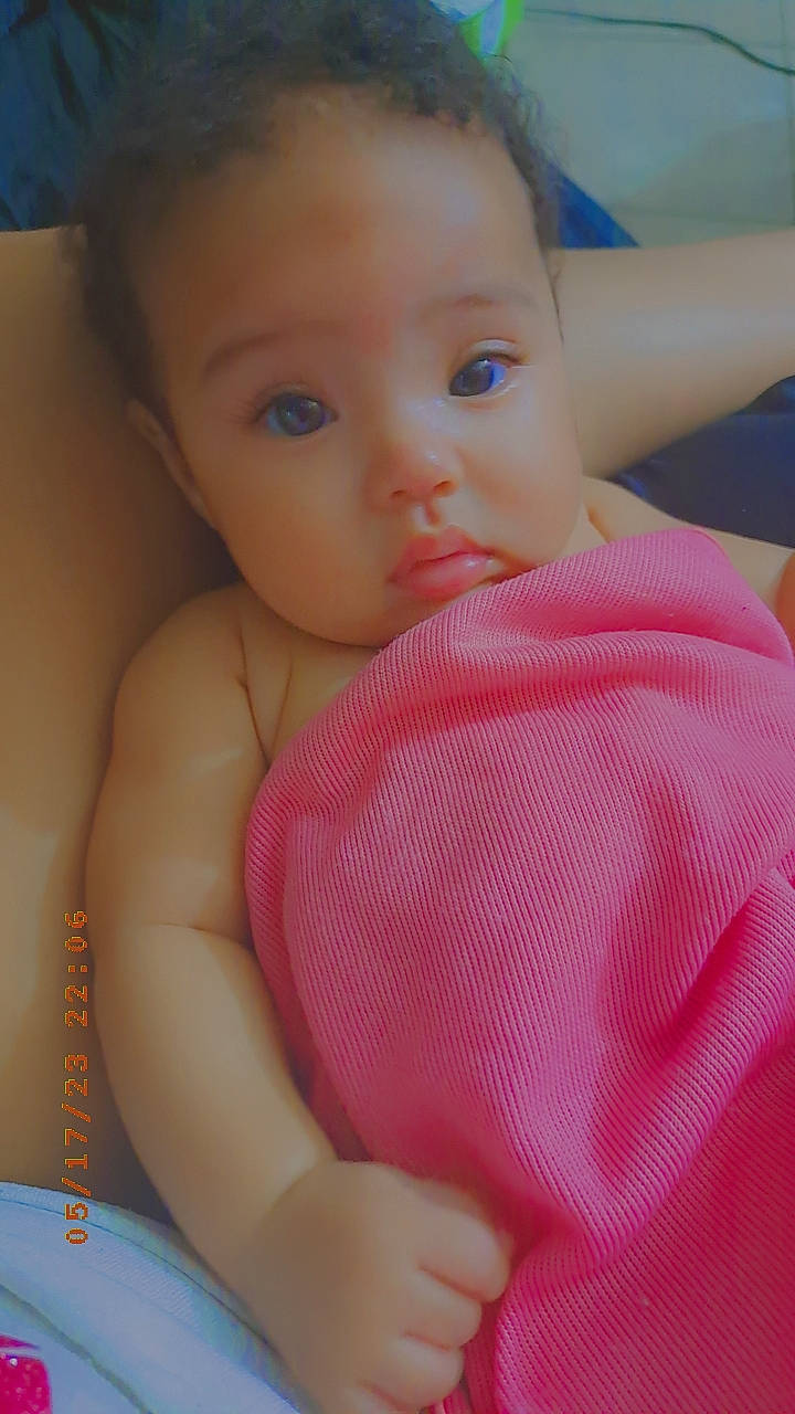 Aaliyah joined the competition — help win amazing prizes! baby, baby_products, baby_toddler_clothing, cheek, chest, child, doll, eyelash, finger, iris, lip, mouth, nail, neck, nose, person, pink, skin, toddler, toy