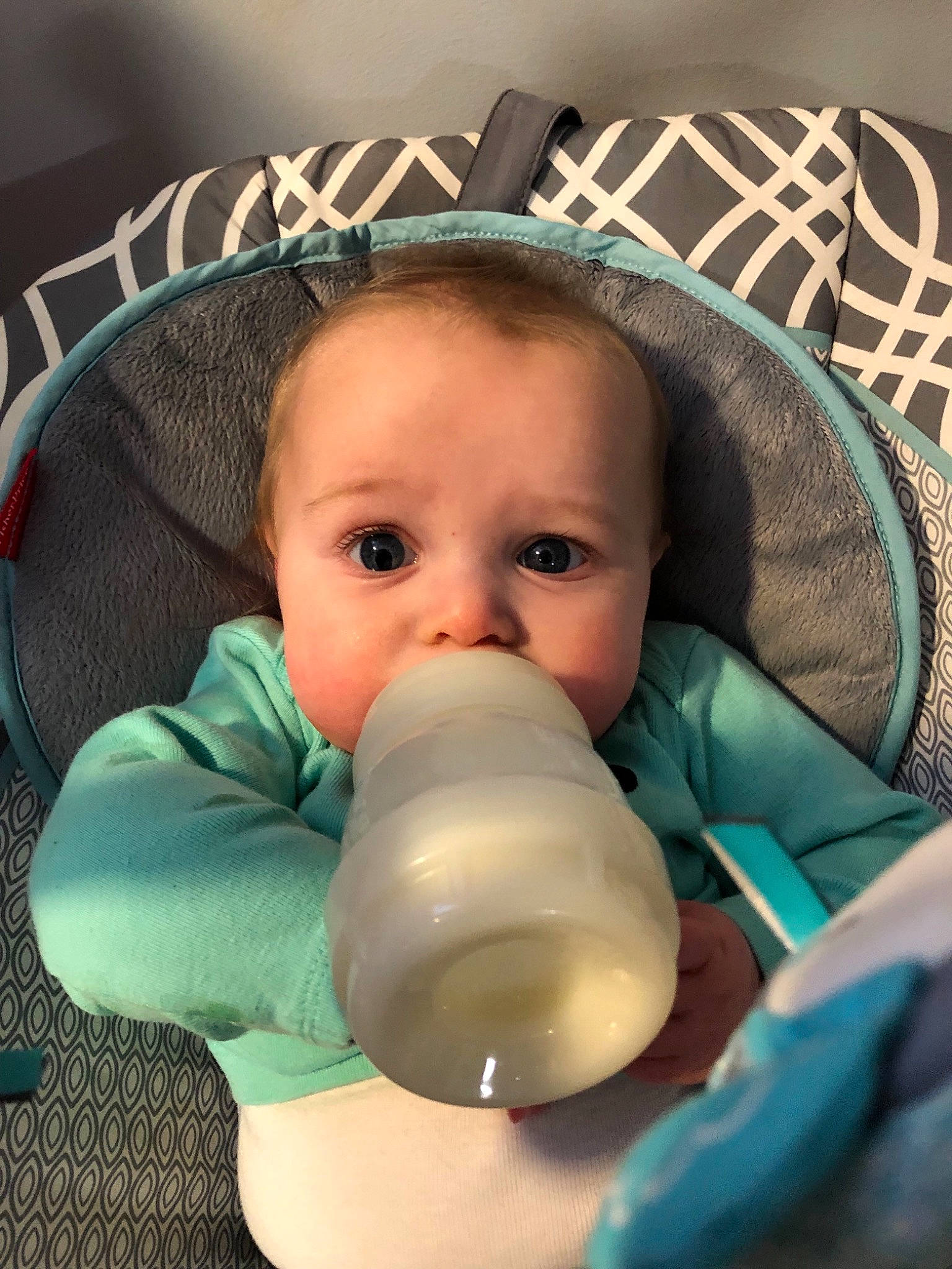 Lillyanne is registered to the contest to win money with this photo: baby, baby_bottle, baby_products, bottle, cheek, child, drinkware, eye, head, mouth, person, product, skin, tableware, toddler