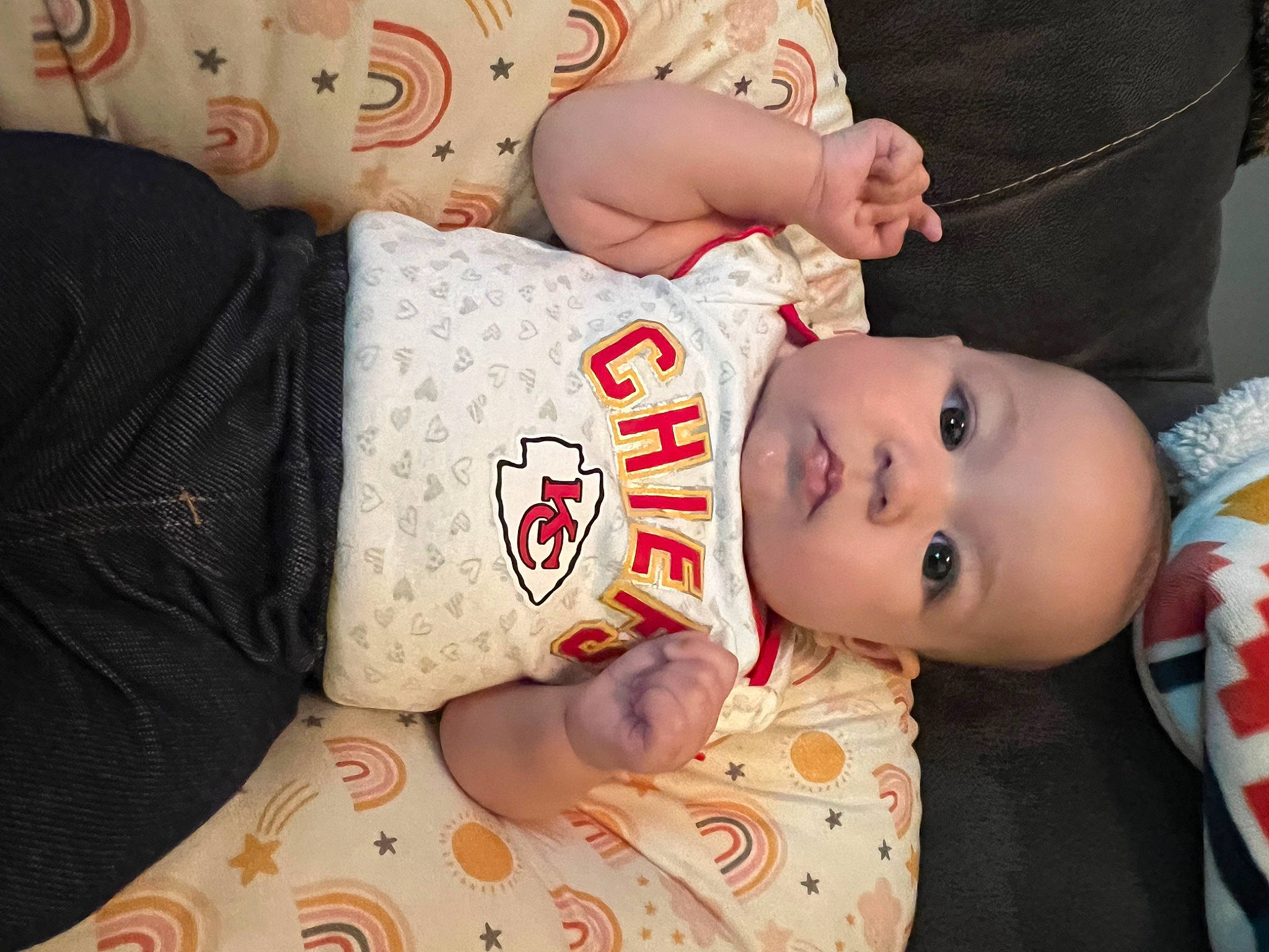 Jade joined the competition — help win amazing prizes! arm, baby, baby_toddler_clothing, cheek, child, comfort, elbow, eye, finger, hand, head, human_body, lip, mouth, nail, pattern, person, skin, sleeve, toddler