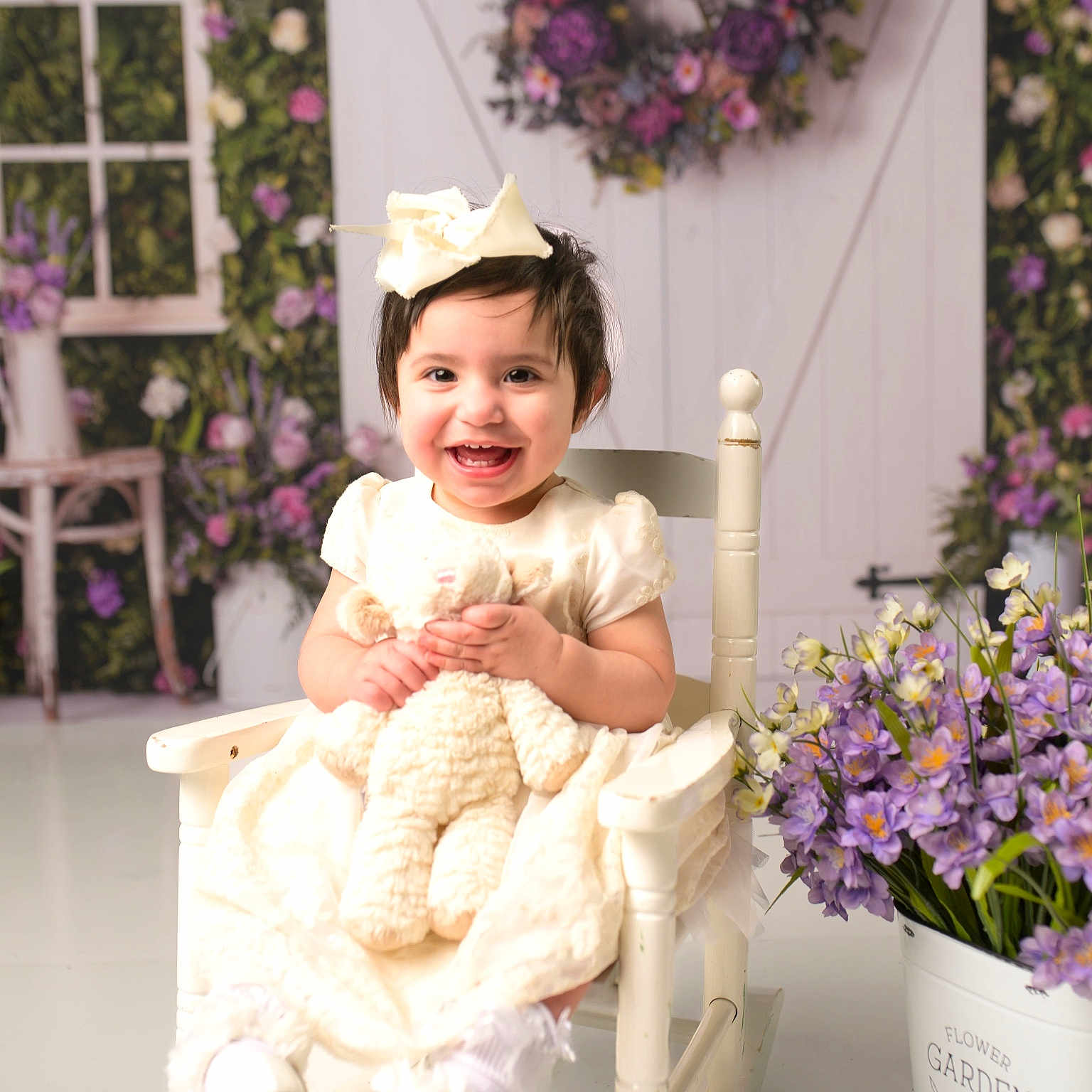 Meadow joined the competition — help win amazing prizes! baby, chair, clothing, daisy, dress, face, flower, flowerarrangement, flowerbouquet, formalwear, furniture, geranium, head, ikebana, person, petal, photography, plant, portrait, pottedplant