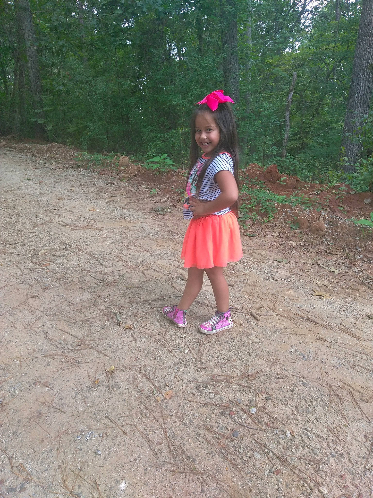 Zalma Itzel Valencia joined the competition — help win amazing prizes! child, fawn, fun, joy, leisure, person, pink, play, recreation, snapshot, summer, tree, vacation