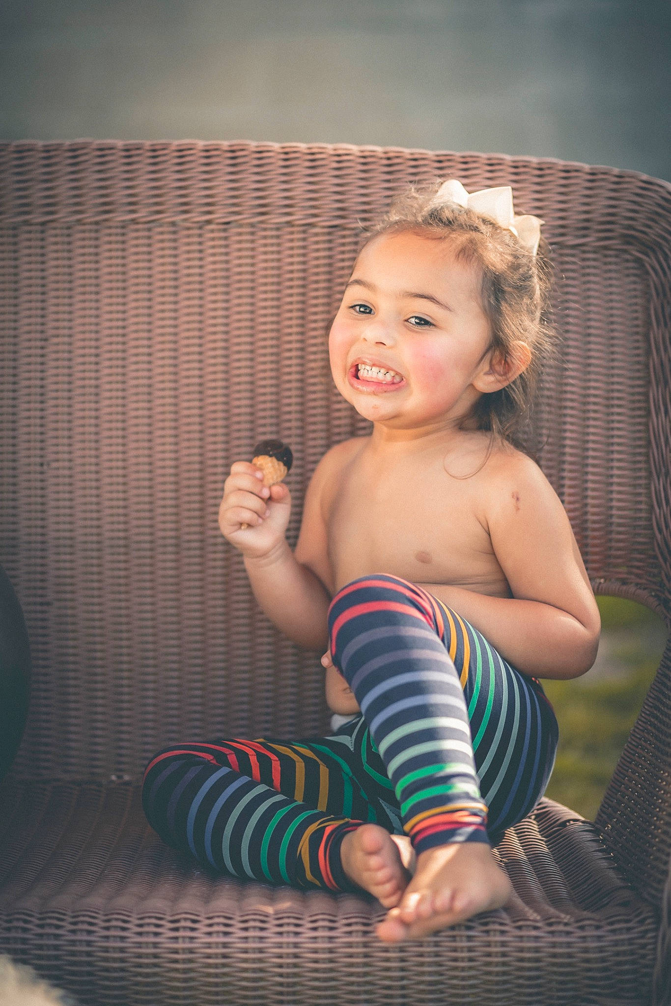 Margaret is registered to the contest to win money with this photo: abdomen, baby, barefoot, beauty, chest, comfort, elbow, flash_photography, flooring, happy, human_leg, knee, leg, people, person, skin, smile, thigh, toddler, trunk