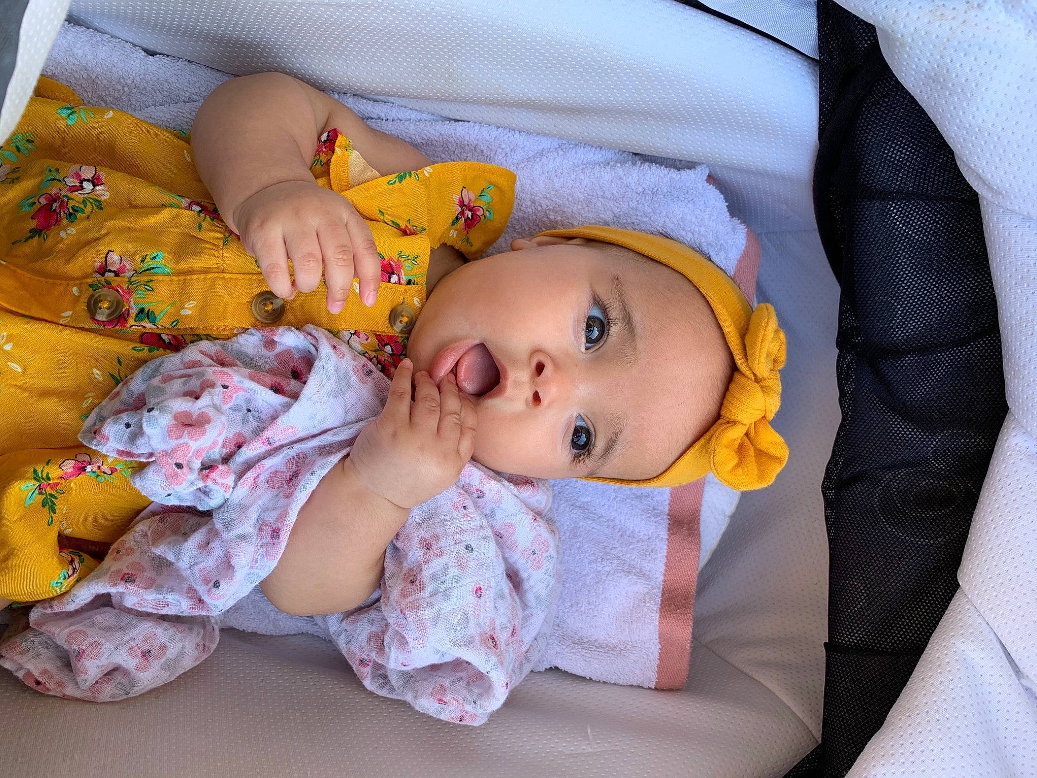 Joy participe au concours pour gagner de l'argent avec cette photo : baby, baby_products, baby_safety, baby_sleeping, baby_toddler_clothing, bedtime, cheek, child, comfort, grass, headwear, iris, linens, nap, pattern, person, product, room, skin, sleep