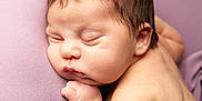 Jovi-May joined the competition — help win amazing prizes! newborn, baby, sleeping, infant, soft_skin, hair, peaceful, purple_blanket, closeup, portrait, cute, resting, child, wrapped, tiny_hand, peaceful_sleep, soft_texture, relaxation, fresh, serene