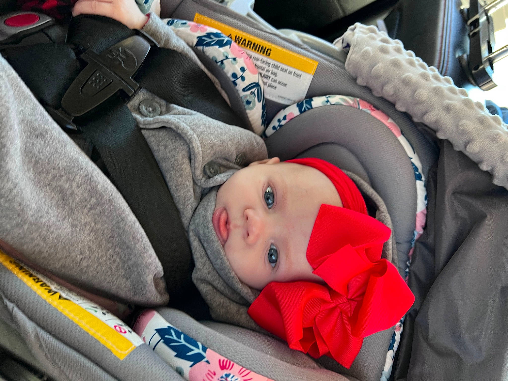 Jocelyn is registered to the contest to win money with this photo: auto_part, automotive_design, automotive_tire, baby, baby_carriage, baby_products, car_seat, car_seat_cover, carmine, child, comfort, family_car, headwear, luxury_vehicle, motor_vehicle, person, personal_luxury_car, personal_protective_equipment, sleep, toddler