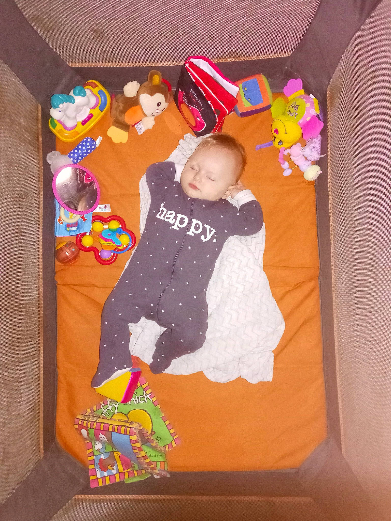 Evalyn is registered to the contest to win money with this photo: art, baby, baby_products, baby_toddler_clothing, baby_toys, child, comfort, flooring, head, linens, magenta, orange, pattern, person, pink, product, room, sitting, textile, toddler