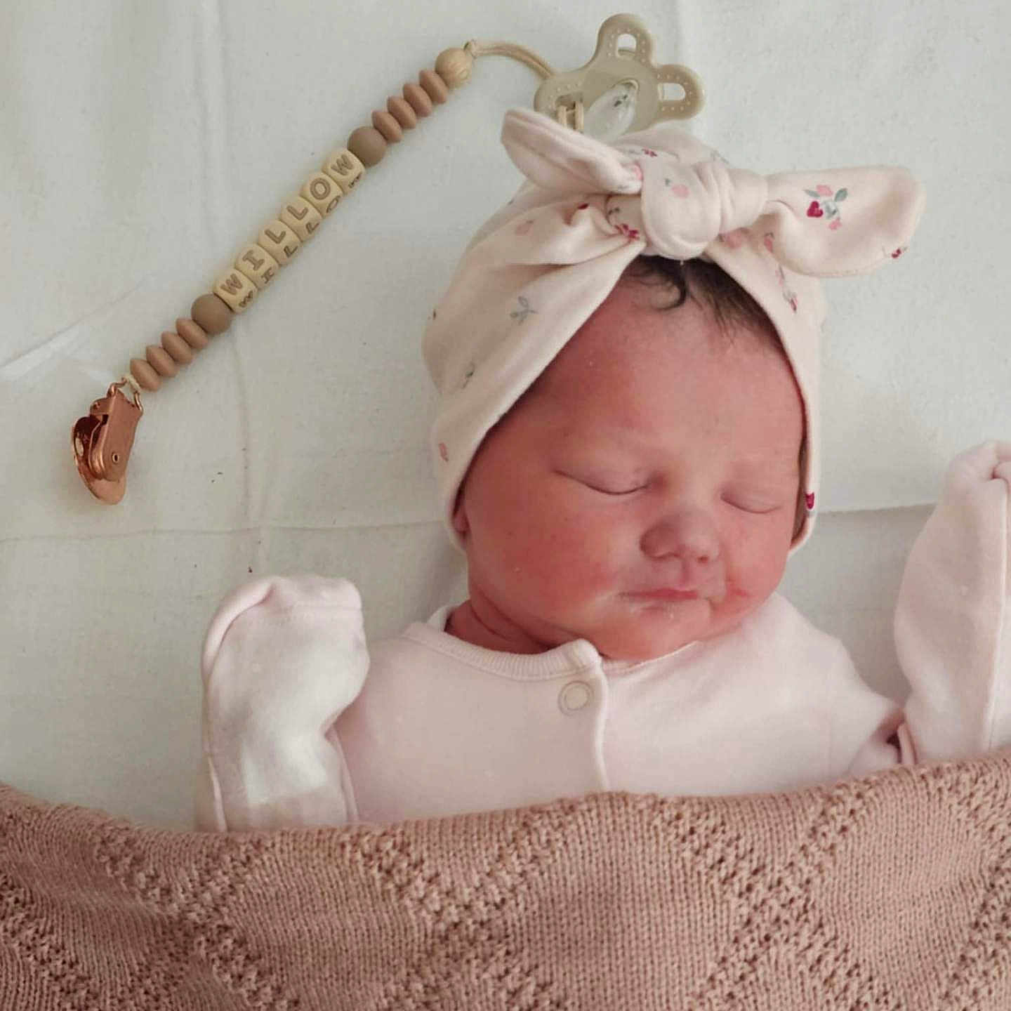 Willow Harper-Leigh joined the competition — help win amazing prizes! accessories, baby, bed, blanket, bonnet, clothing, cushion, face, furniture, hat, head, homedecor, hosiery, newborn, person, photography, portrait, quilt, sleeping, sock