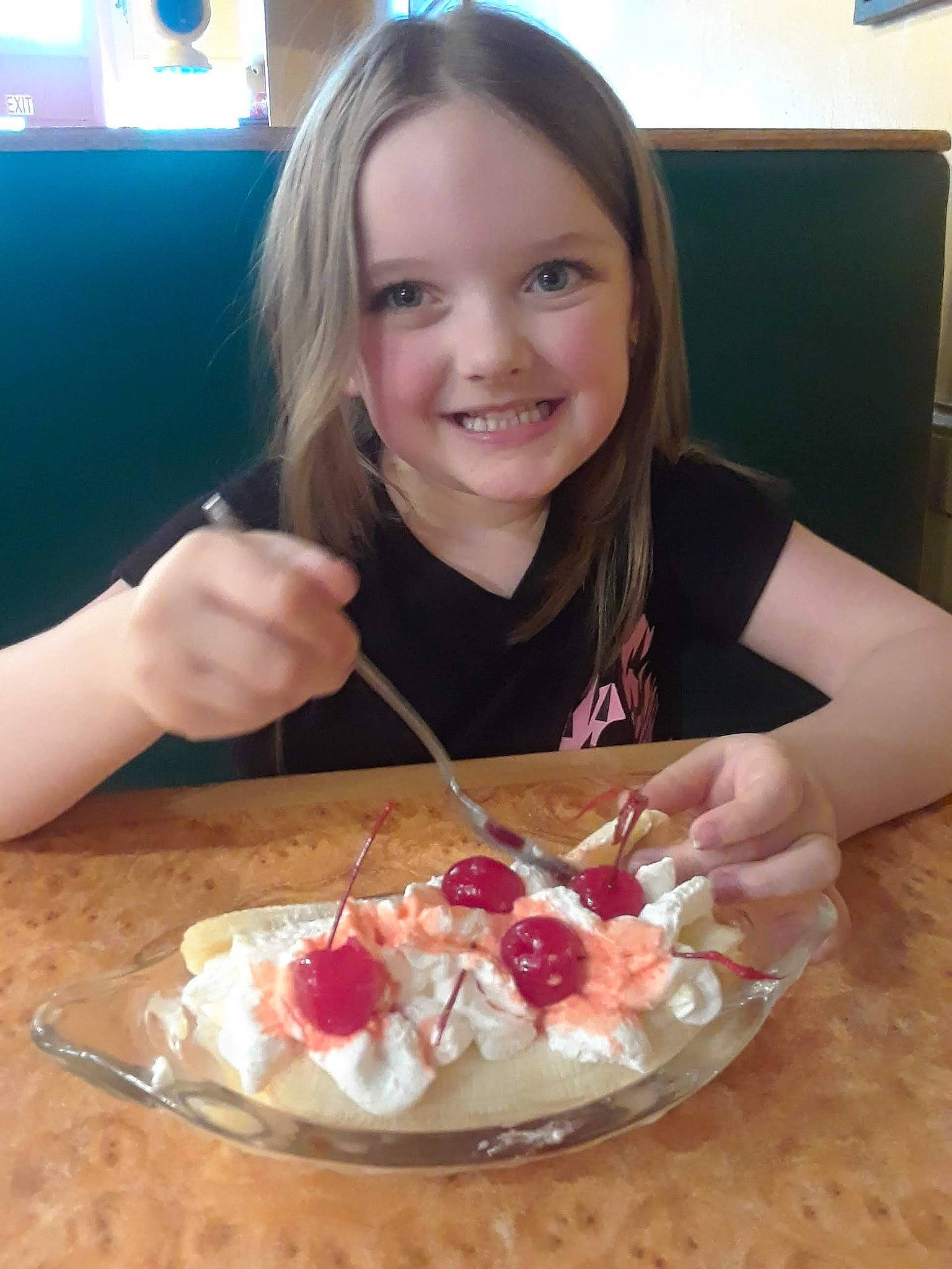 Aria joined the competition — help win amazing prizes! breakfast, cherry, cream, cuisine, dairy, dessert, dish, eating, finger, food, frozen_dessert, hand, ice_cream, ingredient, joy, meal, pavlova, person, sundae, sweetness