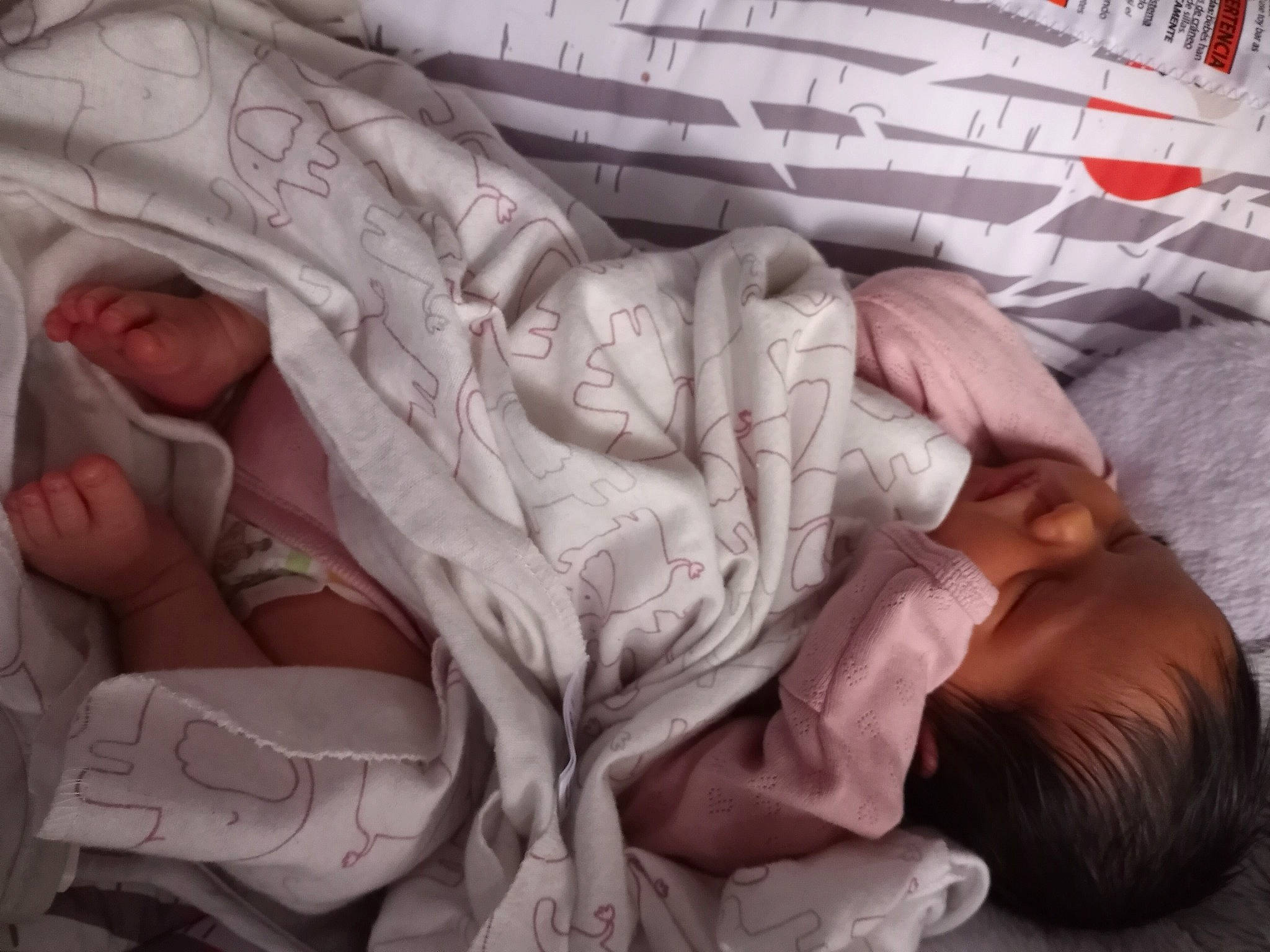 Carmen is registered to the contest to win money with this photo: art, baby, baby_products, bedding, bedtime, carmine, chest, child, comfort, human, linens, mammal, mouth, muscle, nap, person, product, room, textile, toddler